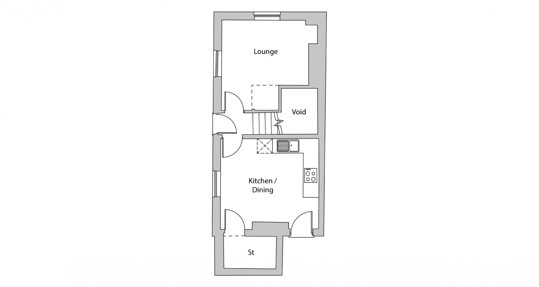 Floorplan of 2 bedroom Detached House for sale, Worsley Road, Swinton, Greater Manchester, M27