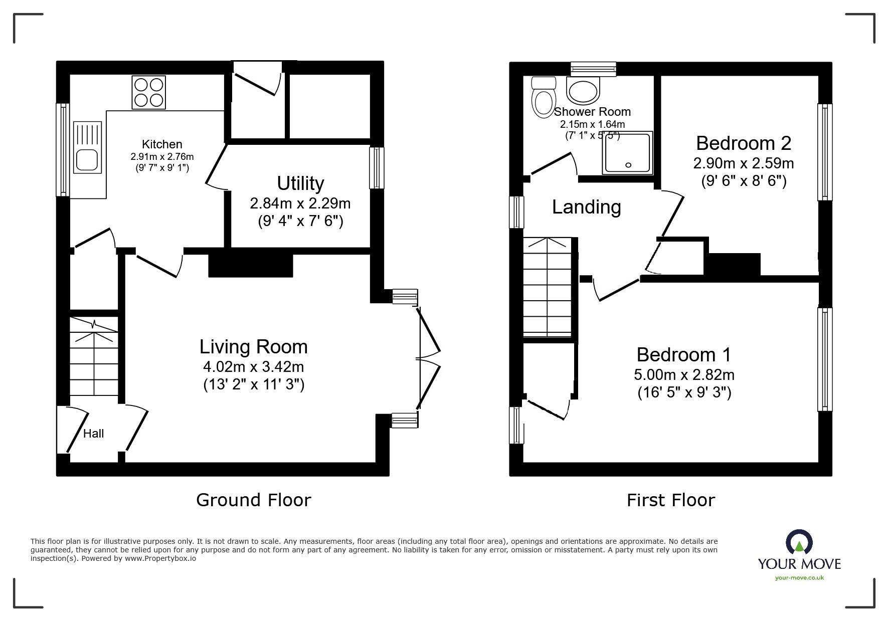 Floorplan of 2 bedroom Semi Detached House for sale, Acresfield Close, Swinton, Greater Manchester, M27