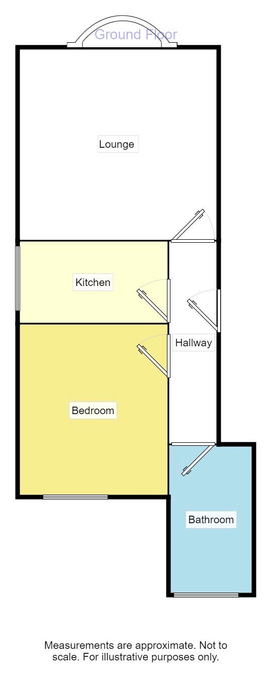 Floorplan of 1 bedroom  Flat to rent, Rushford Avenue, Manchester, Greater Manchester, M19