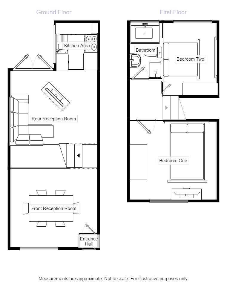 Floorplan of 2 bedroom Mid Terrace House to rent, Mulgrave Street, Swinton, Greater Manchester, M27