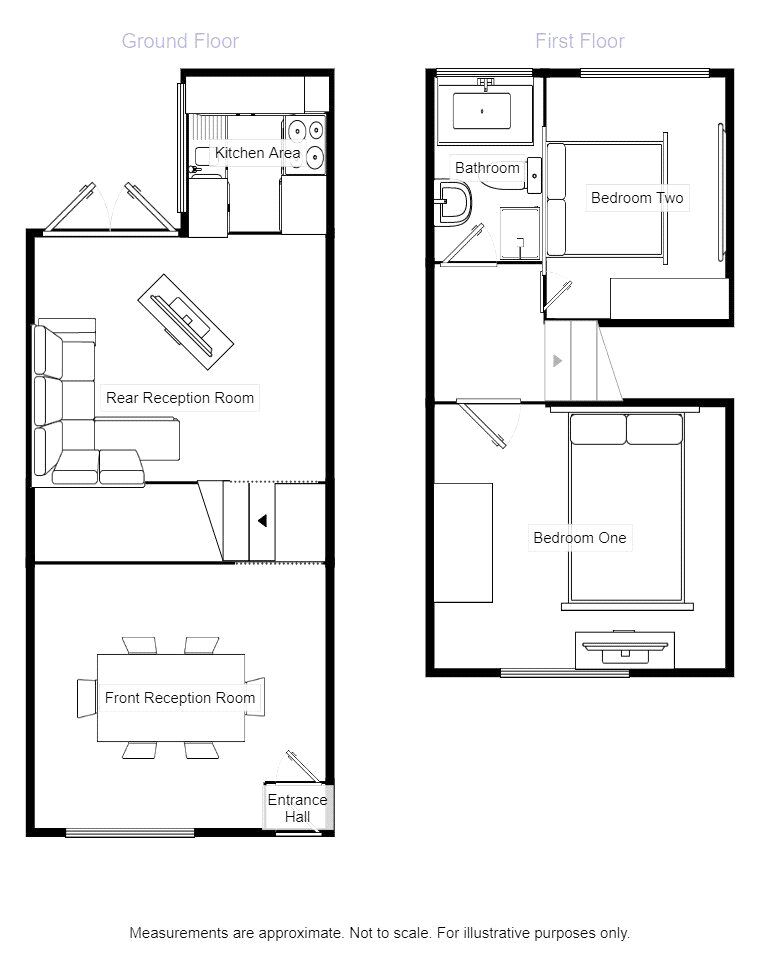 Floorplan of 2 bedroom Mid Terrace House to rent, Mulgrave Street, Swinton, Greater Manchester, M27