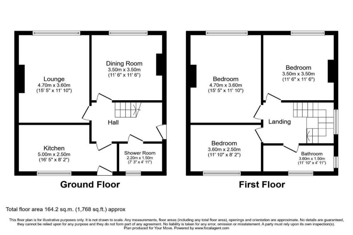 Floorplan of 3 bedroom Semi Detached House for sale, East Drive, Swinton, Greater Manchester, M27