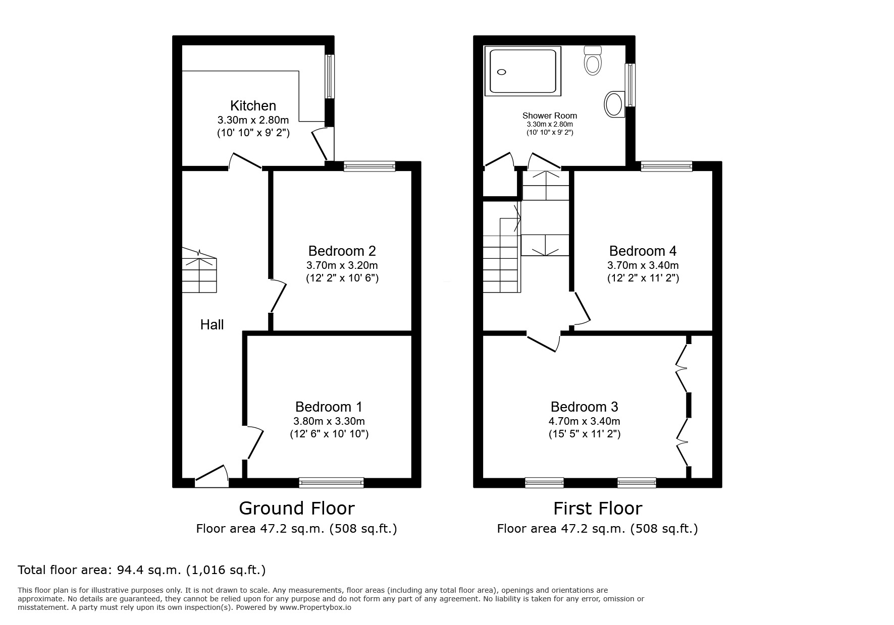 Floorplan of 3 bedroom End Terrace House for sale, Orchard Road, Hele, Devon, TQ2