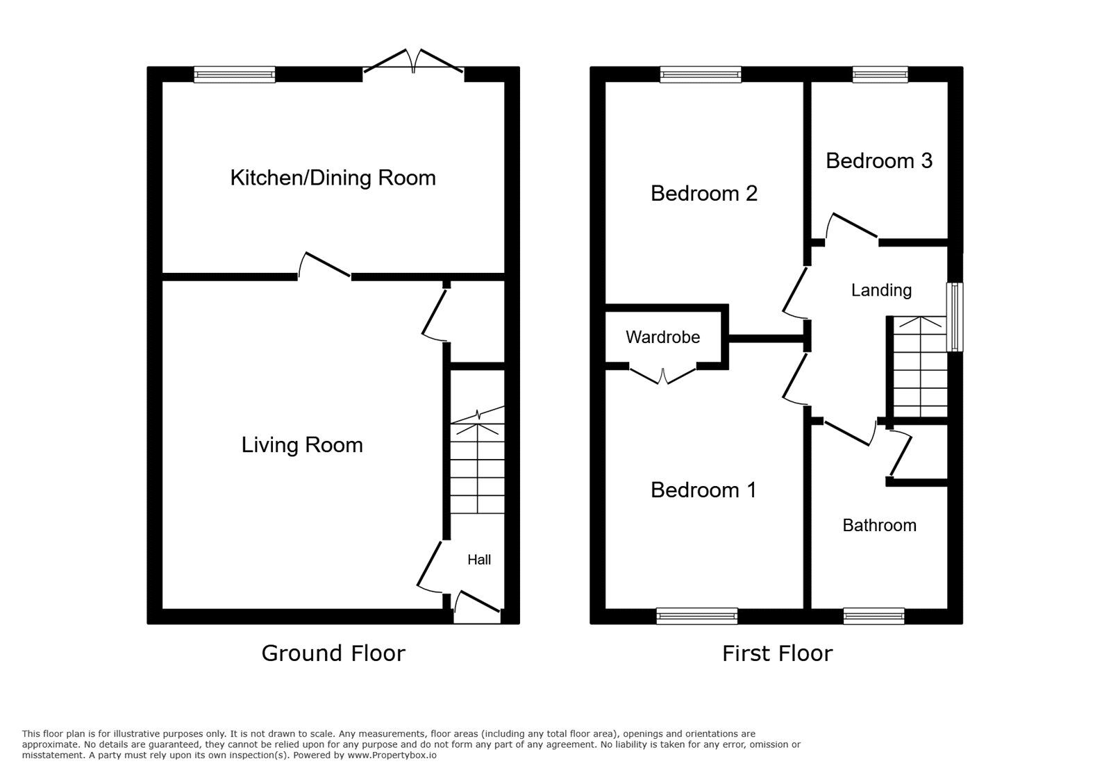 Floorplan of 3 bedroom Semi Detached House for sale, Kintyre Close, Torquay, Devon, TQ2