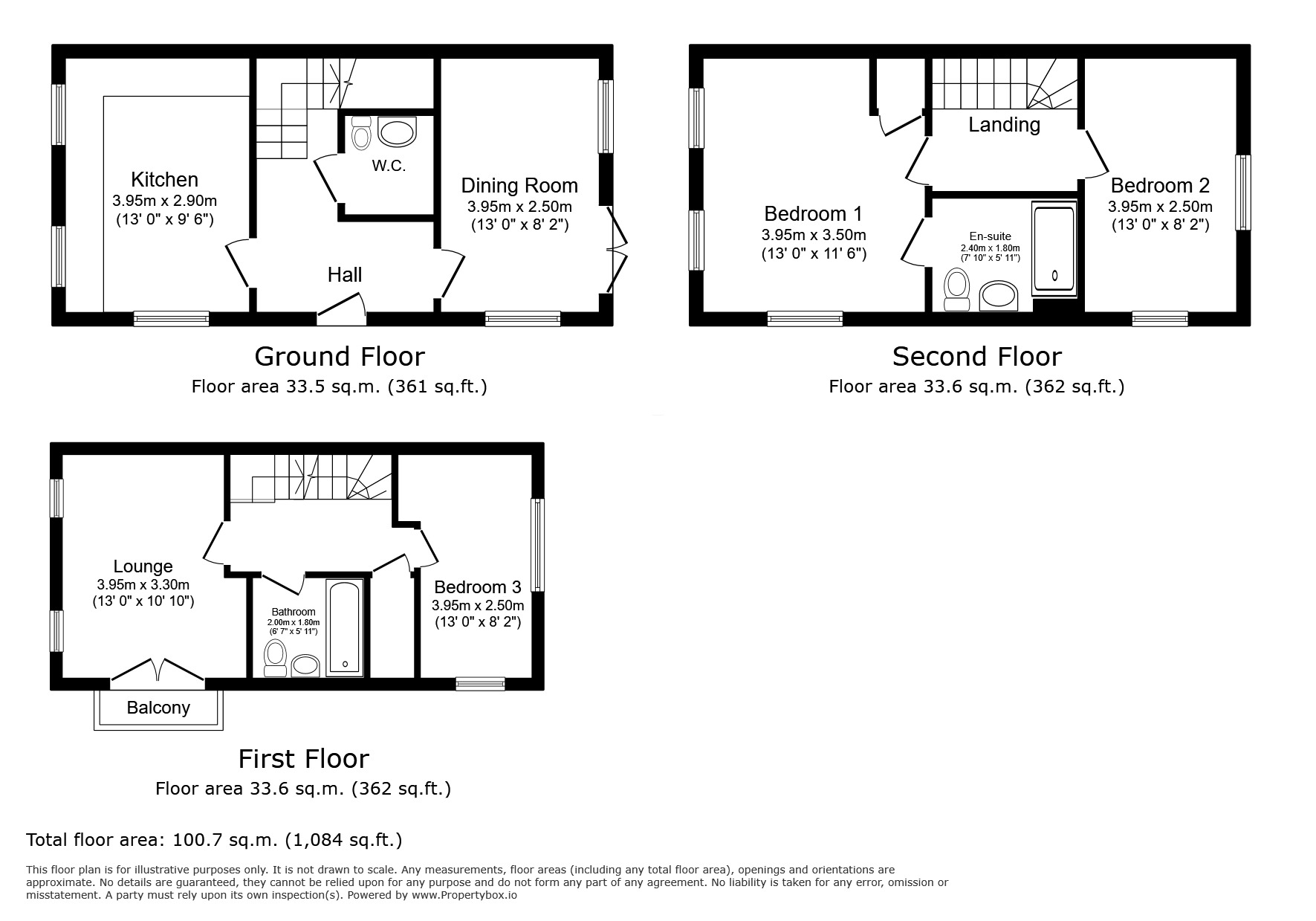 Floorplan of 3 bedroom Mid Terrace House for sale, Pasture Drive, Paignton, Devon, TQ4