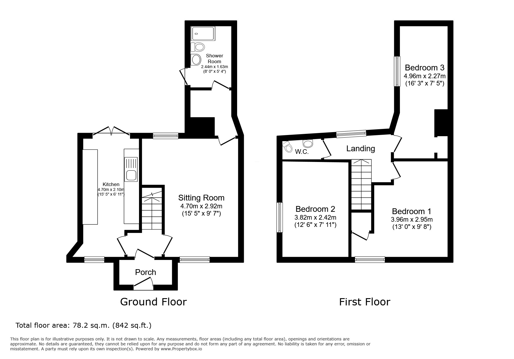 Floorplan of 3 bedroom Detached House for sale, Lisburne Square, Wellswood, Torbay,, TQ1