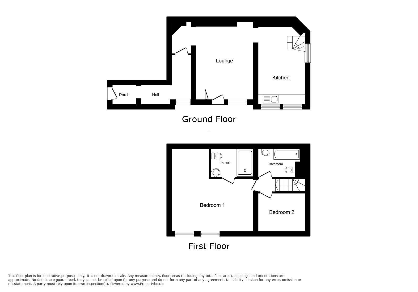 Floorplan of 2 bedroom Flat for sale, Braddons Hill Road East, Torquay, Devon, TQ1