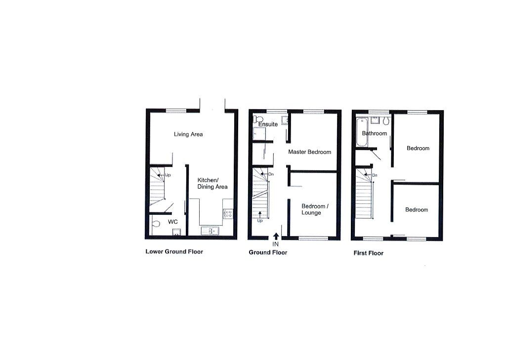 Floorplan of 4 bedroom Semi Detached House to rent, Oast Gardens, Pembury, Kent, TN2