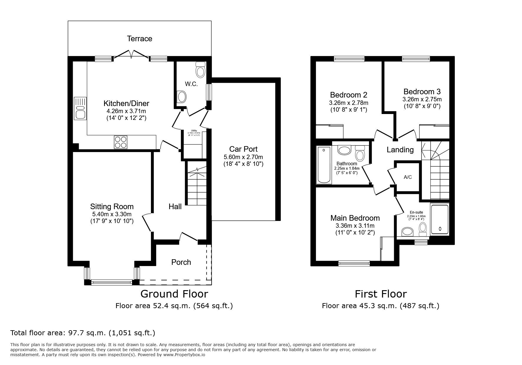 Floorplan of 3 bedroom Semi Detached House to rent, The Avenue, Tunbridge Wells, Kent, TN2