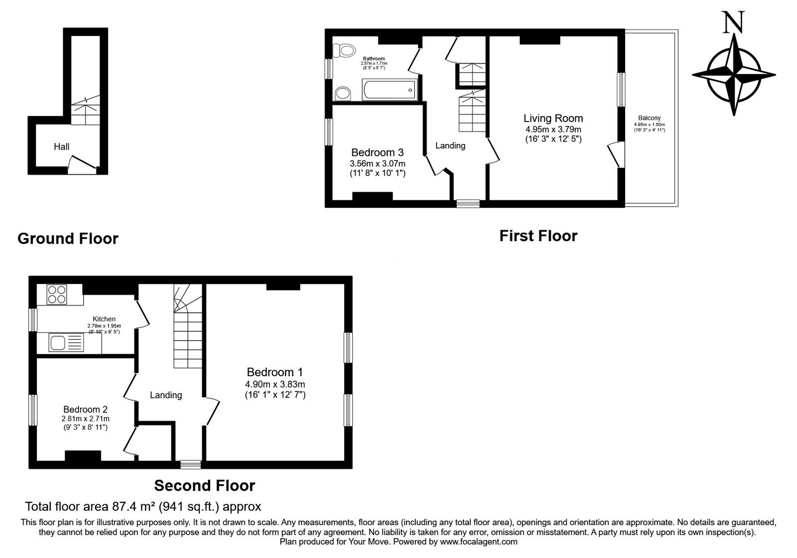 Floorplan of 8 bedroom Flat for sale, London Road, Southborough, Kent, TN4