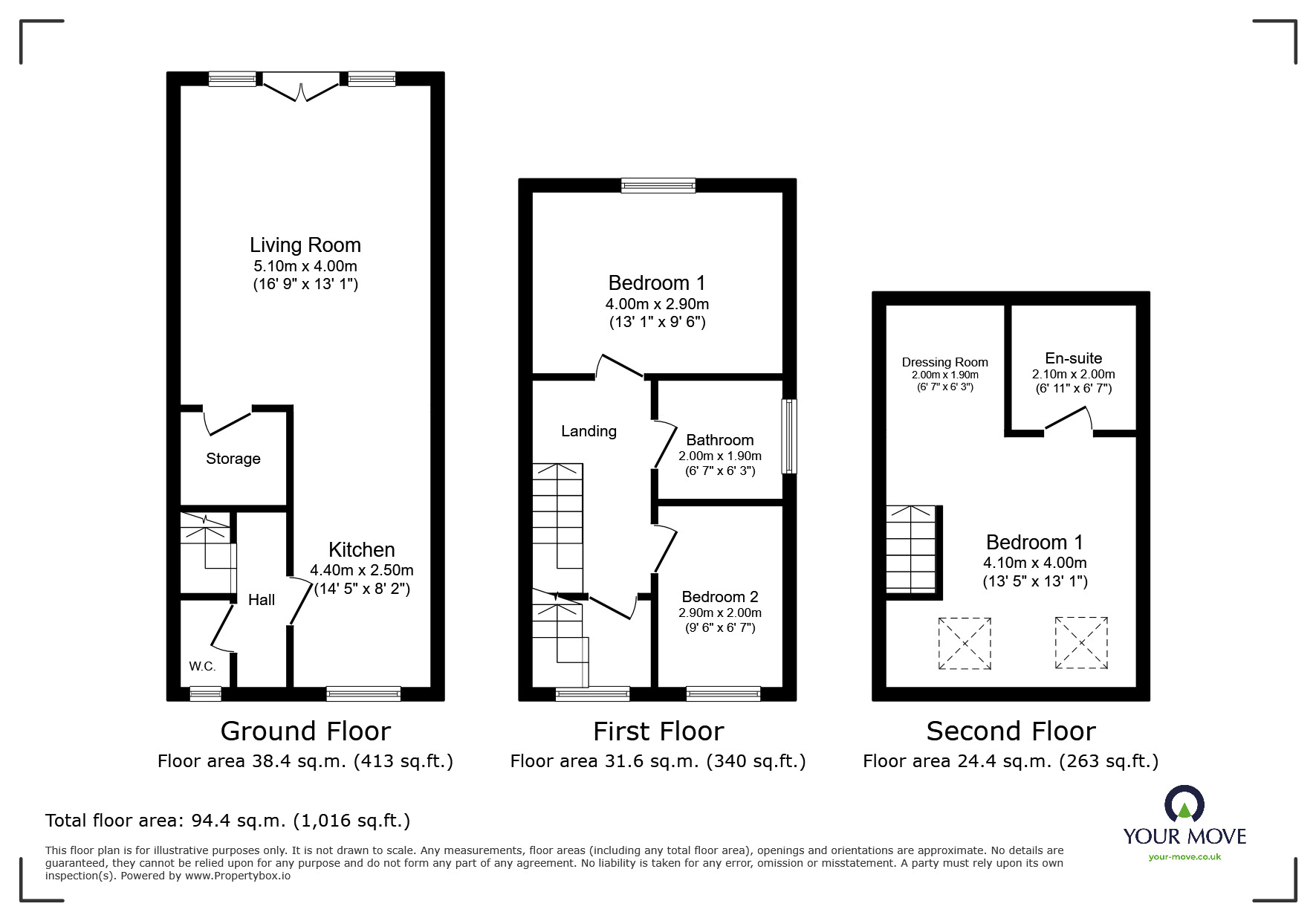 Floorplan of 3 bedroom Semi Detached House to rent, Velveteen Crescent, Worsley, Greater Manchester, M28