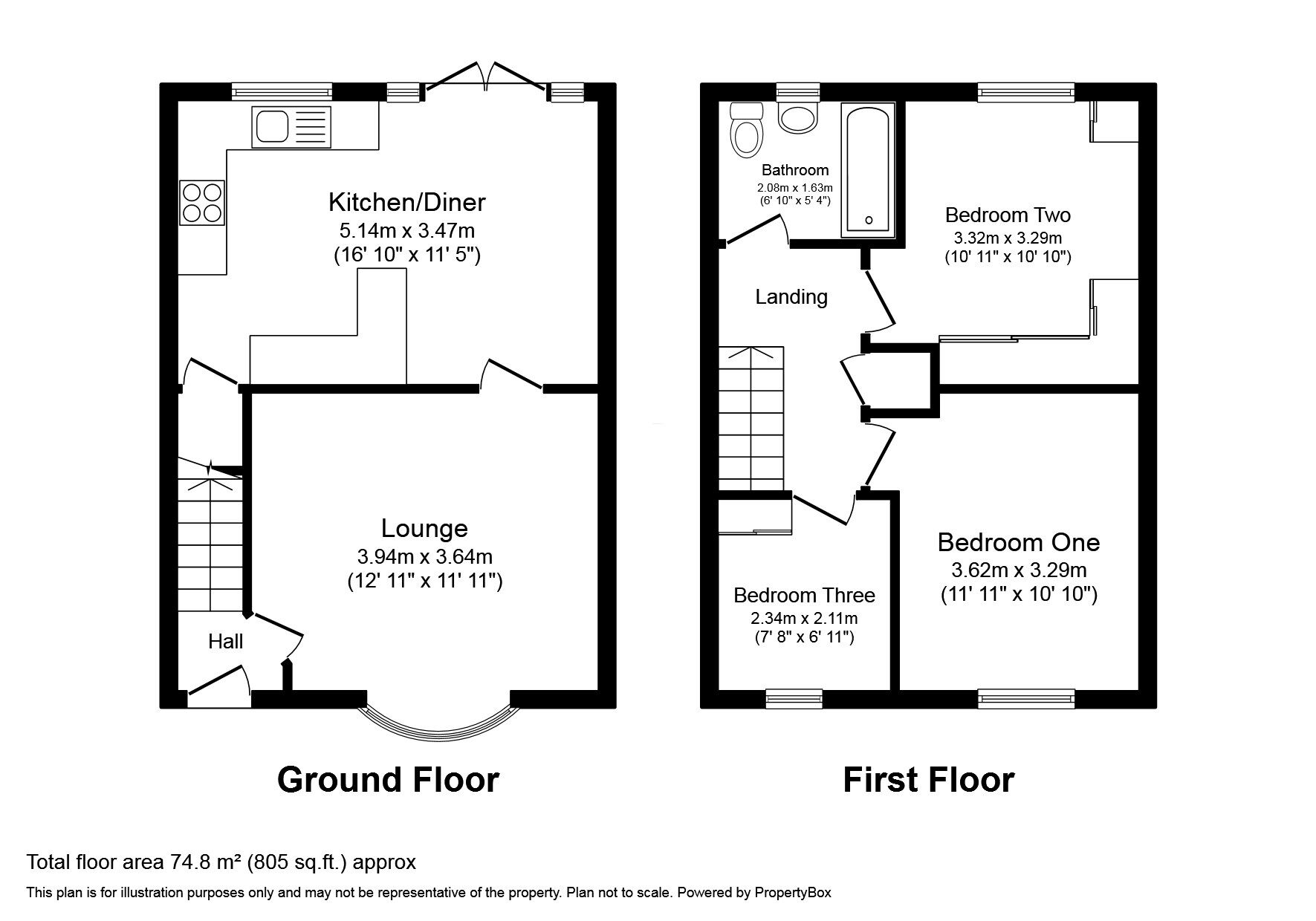 3 bedroom Mid Terrace House for sale, Brackley Street, Worsley, M28 £195,000