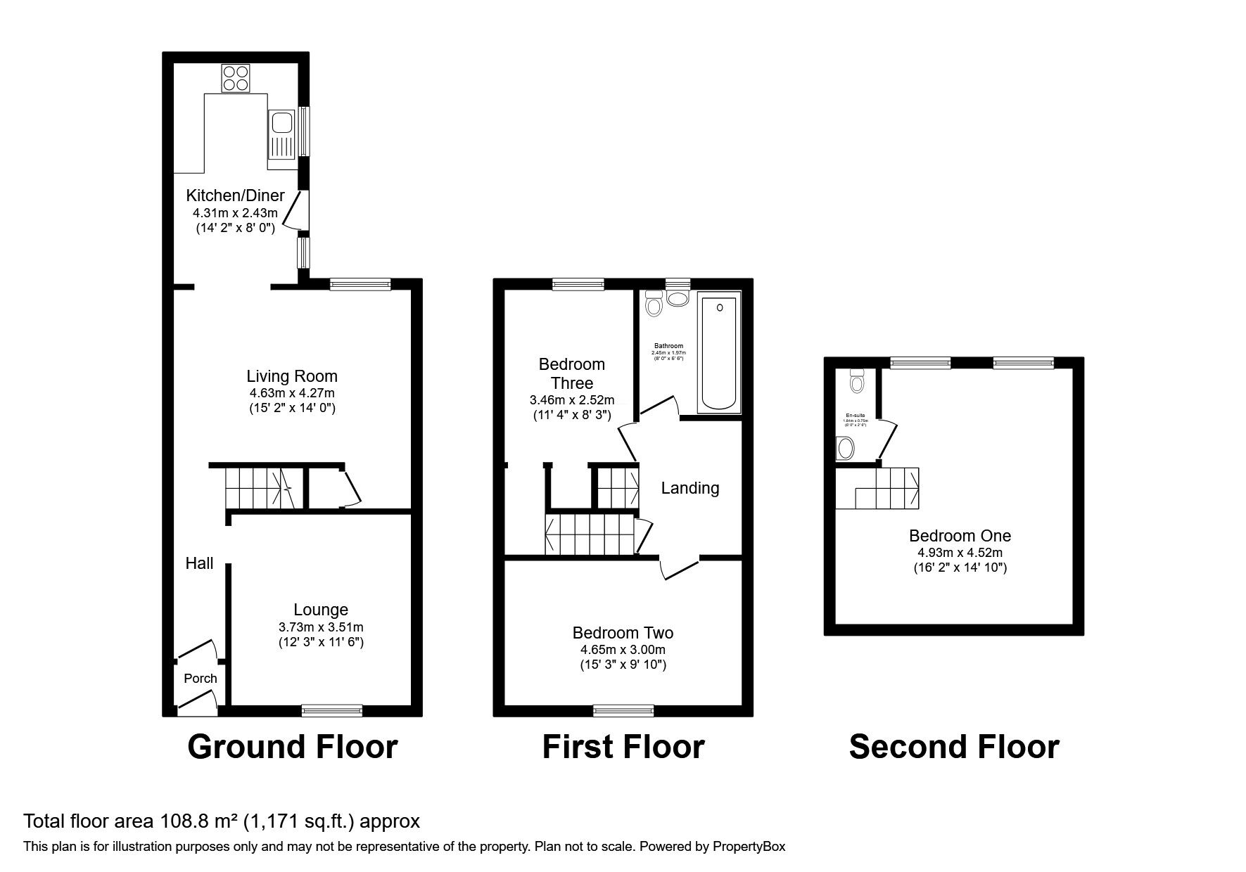 3 bedroom Mid Terrace House for sale, Old Clough Lane, Worsley, M28 £