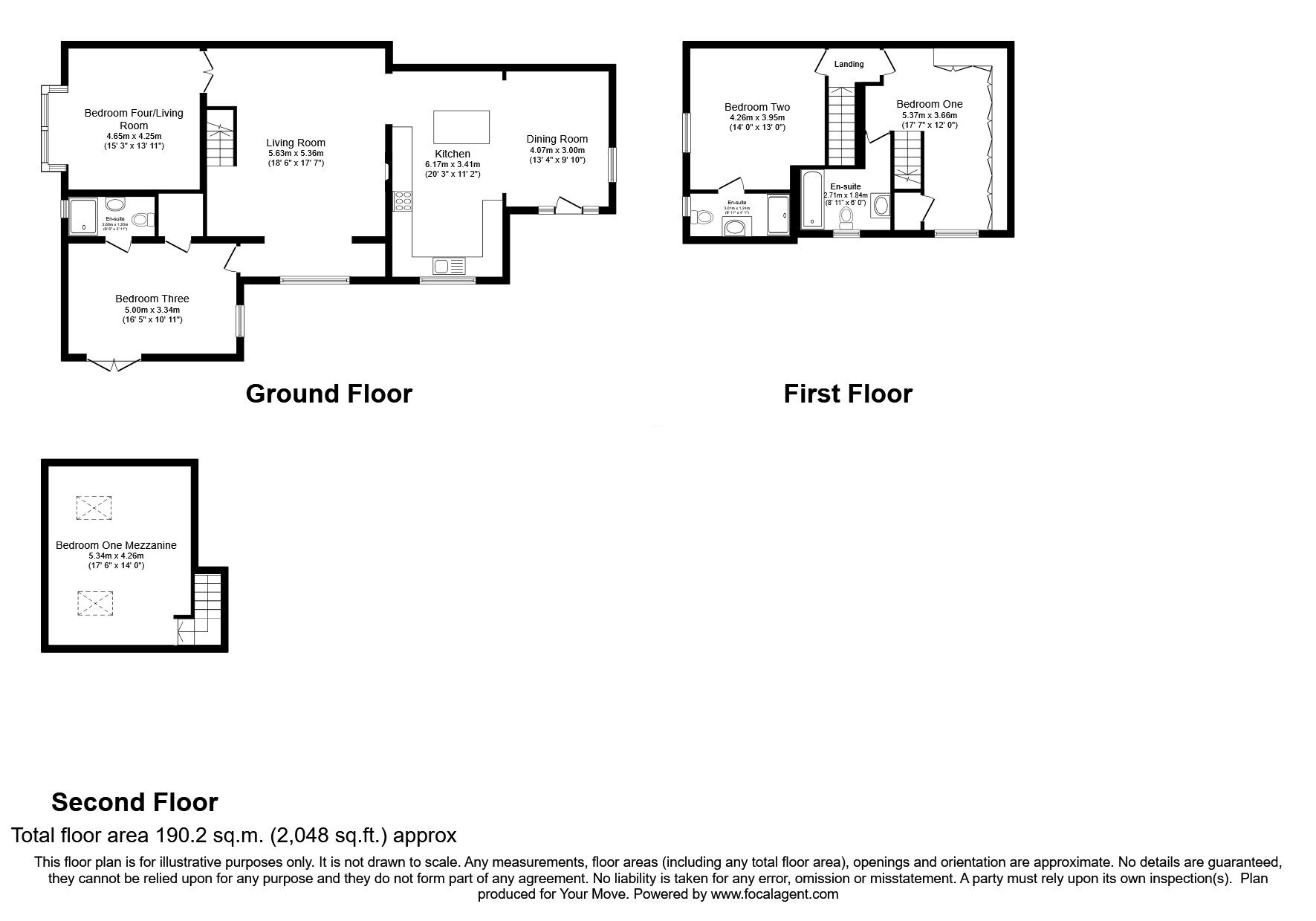 Floorplan of 4 bedroom Semi Detached House for sale, Stoneclough Road, Kearsley, Greater Manchester, BL4