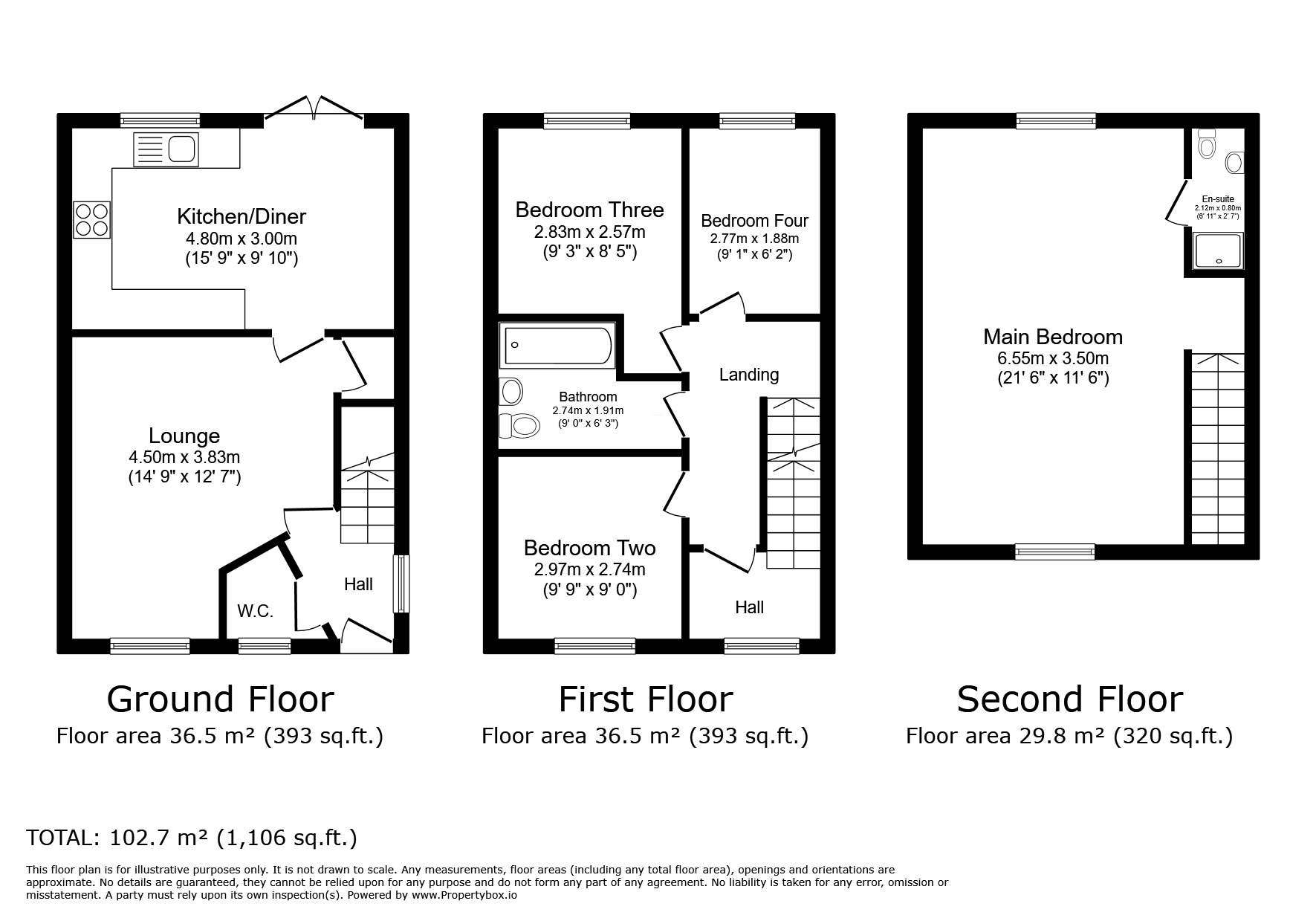 Floorplan of 4 bedroom Semi Detached House for sale, Yarn Close, Worsley, Greater Manchester, M28