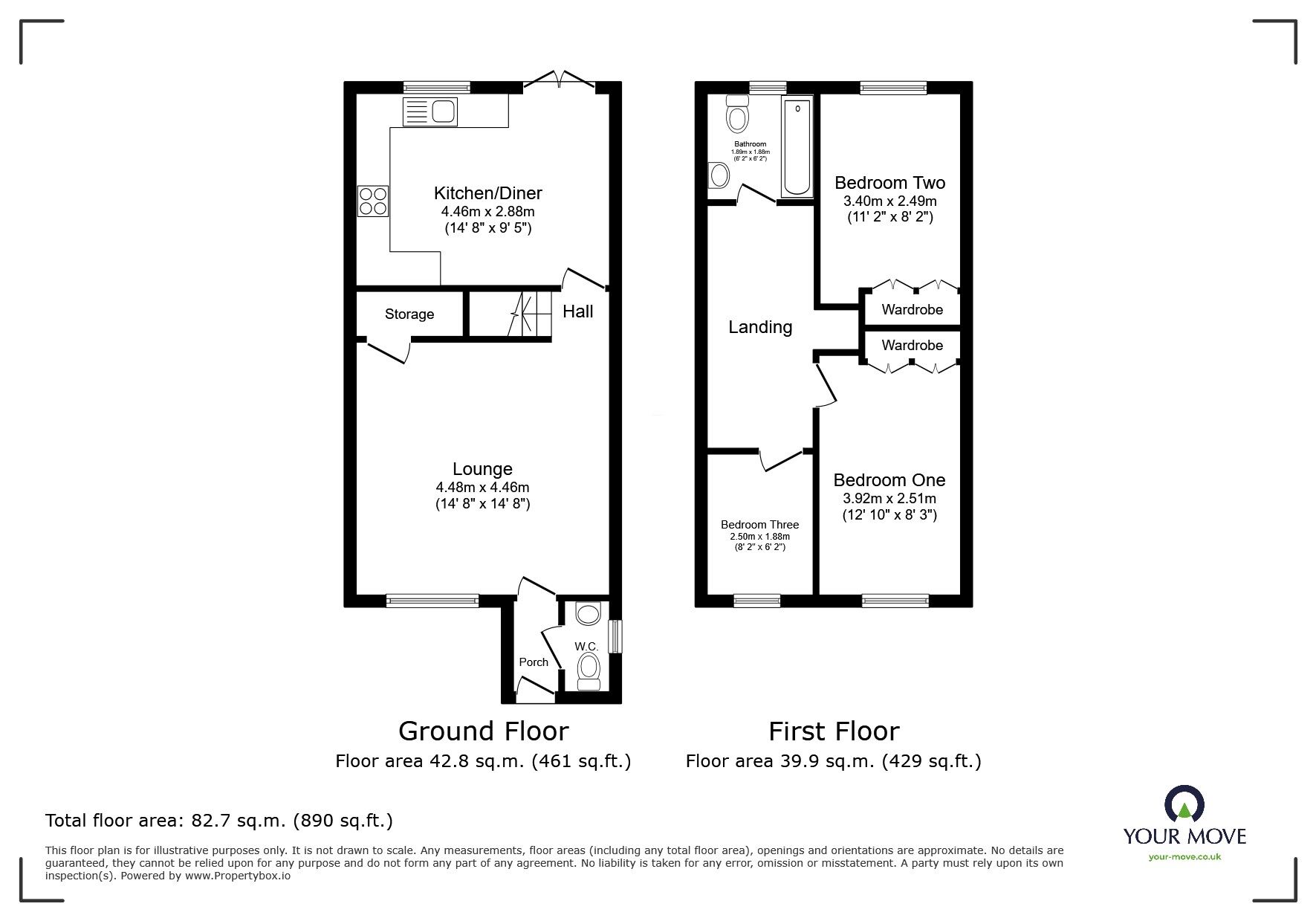 Floorplan of 3 bedroom Detached House for sale, Blindsill Road, Farnworth, Bolton, BL4