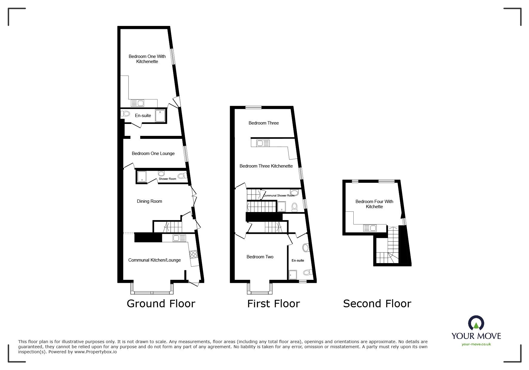 Floorplan of 4 bedroom Mid Terrace House for sale, Worsley Road, Farnworth, Greater Manchester, BL4