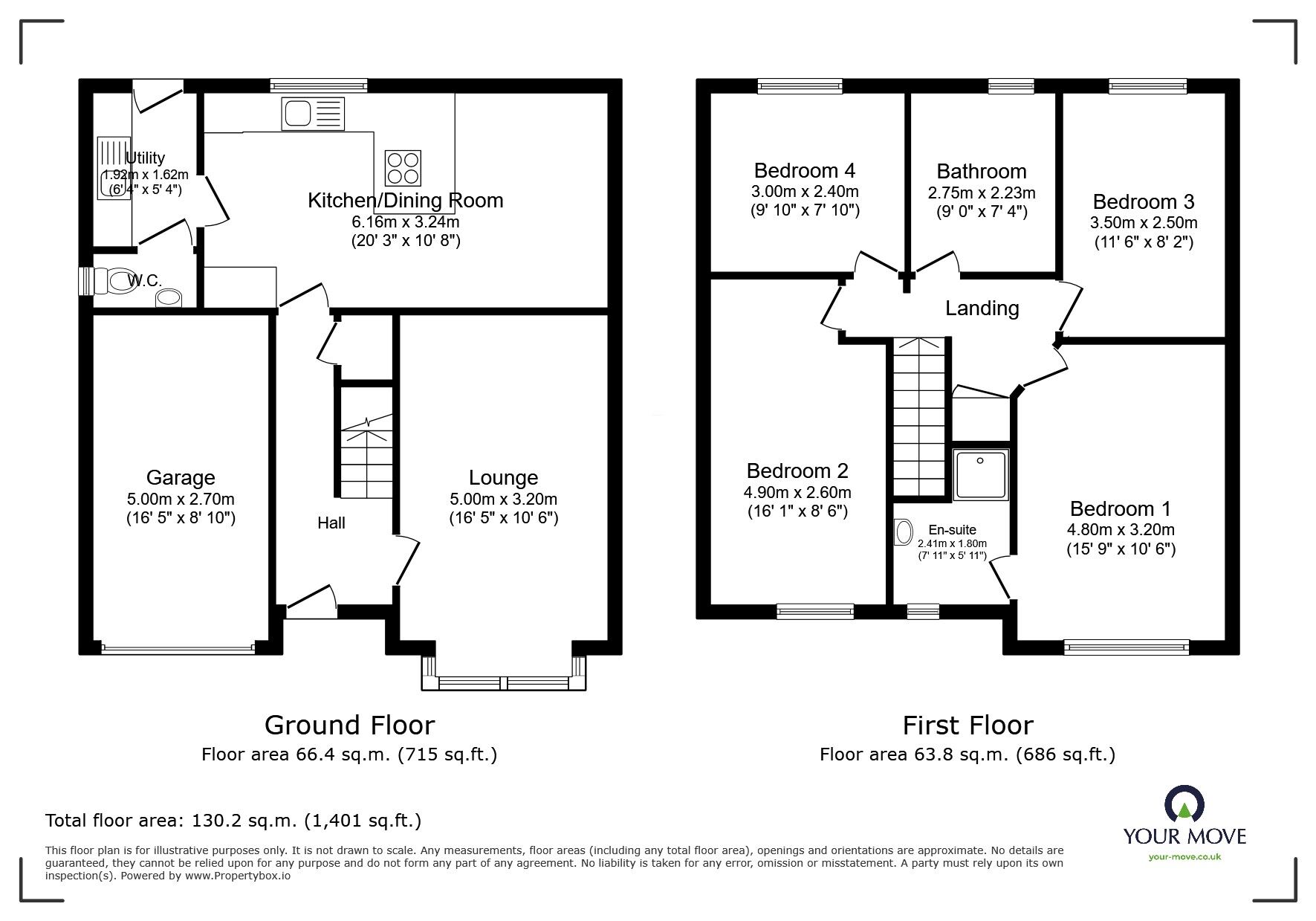 Floorplan of 4 bedroom Detached House for sale, Meadowgrass Gardens, Worsley, Greater Manchester, M28