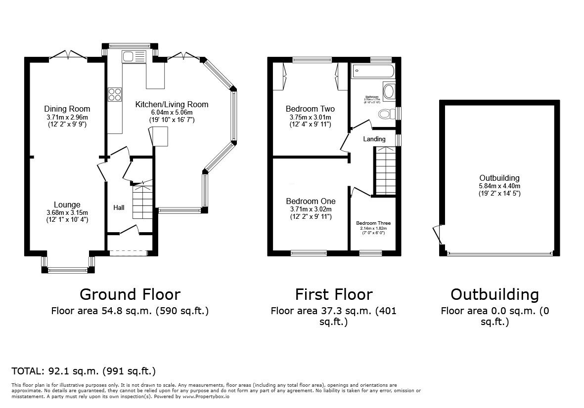 Floorplan of 3 bedroom Semi Detached House for sale, St. Georges Crescent, Worsley, Greater Manchester, M28