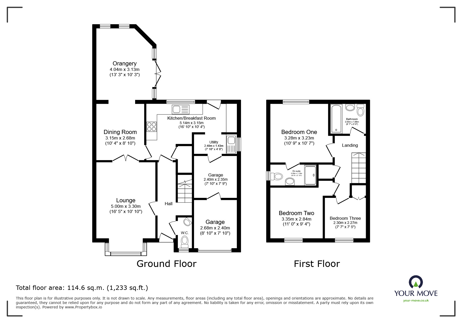 Floorplan of 3 bedroom Detached House for sale, Kinsley Drive, Worsley, Greater Manchester, M28