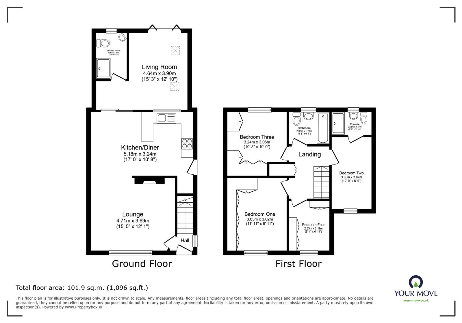 Floorplan of 4 bedroom Semi Detached House for sale, Ashton Field Drive, Worsley, Greater Manchester, M28