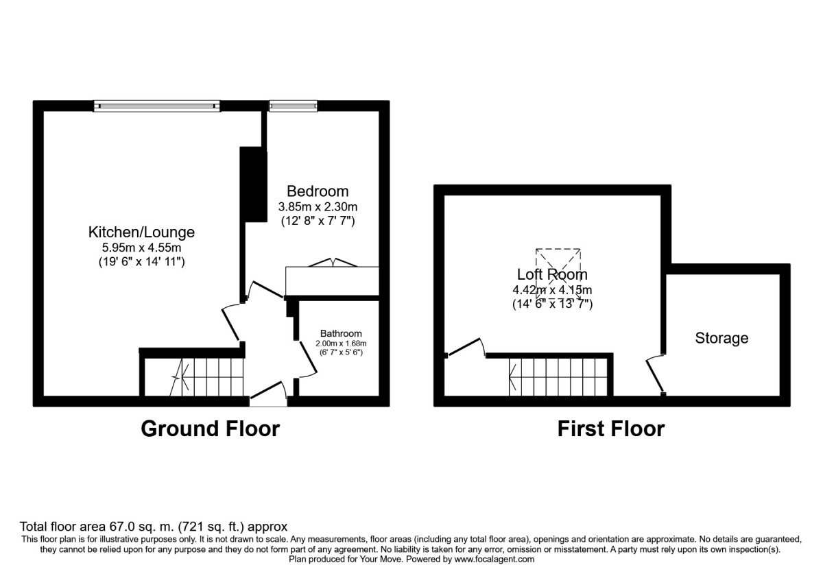 Floorplan of 2 bedroom Flat to rent, Alan Ball Building, Bolton Road, Bolton, BL4