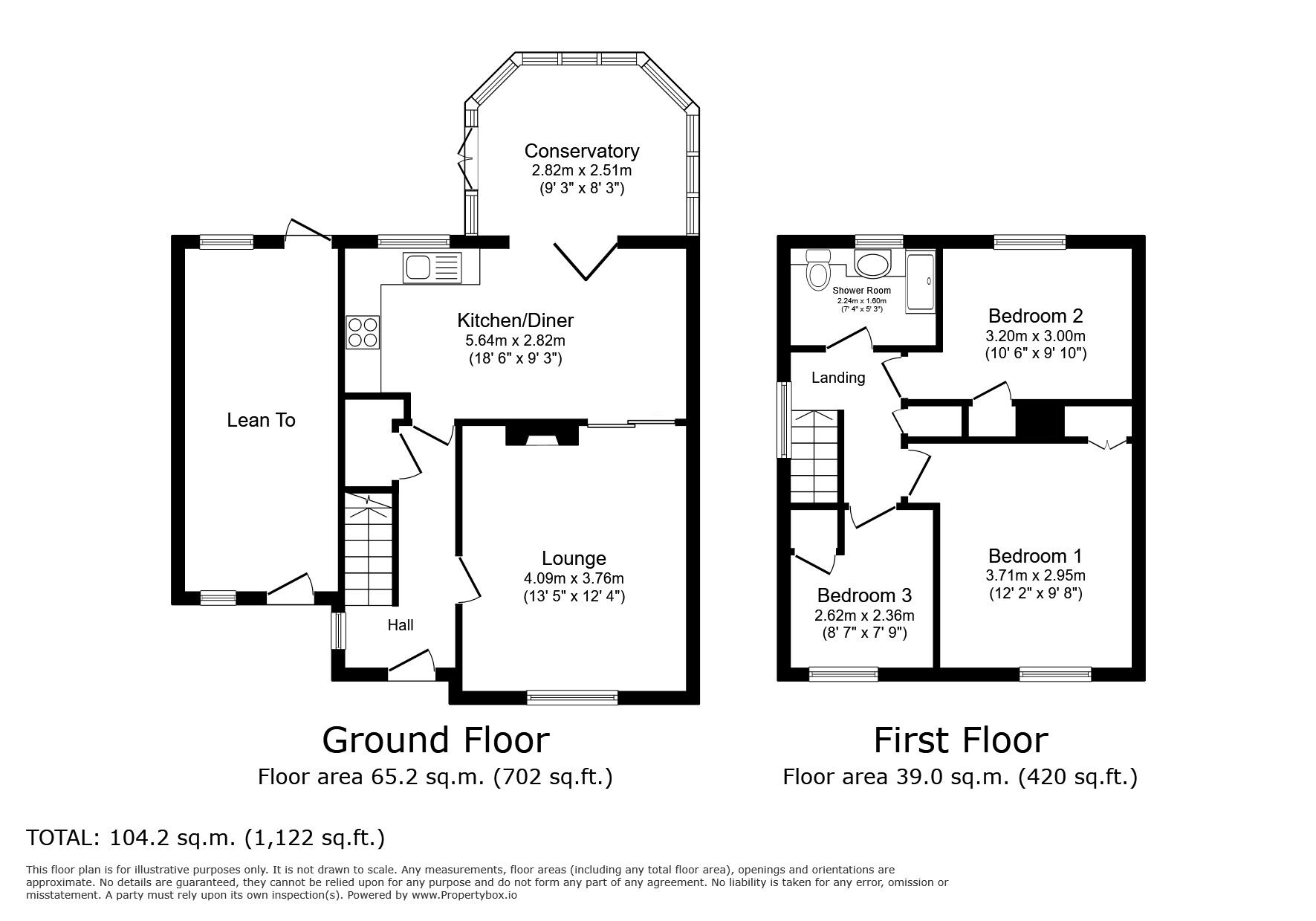 Floorplan of 3 bedroom Semi Detached House for sale, Goad Avenue, Lords Wood, Kent, ME5