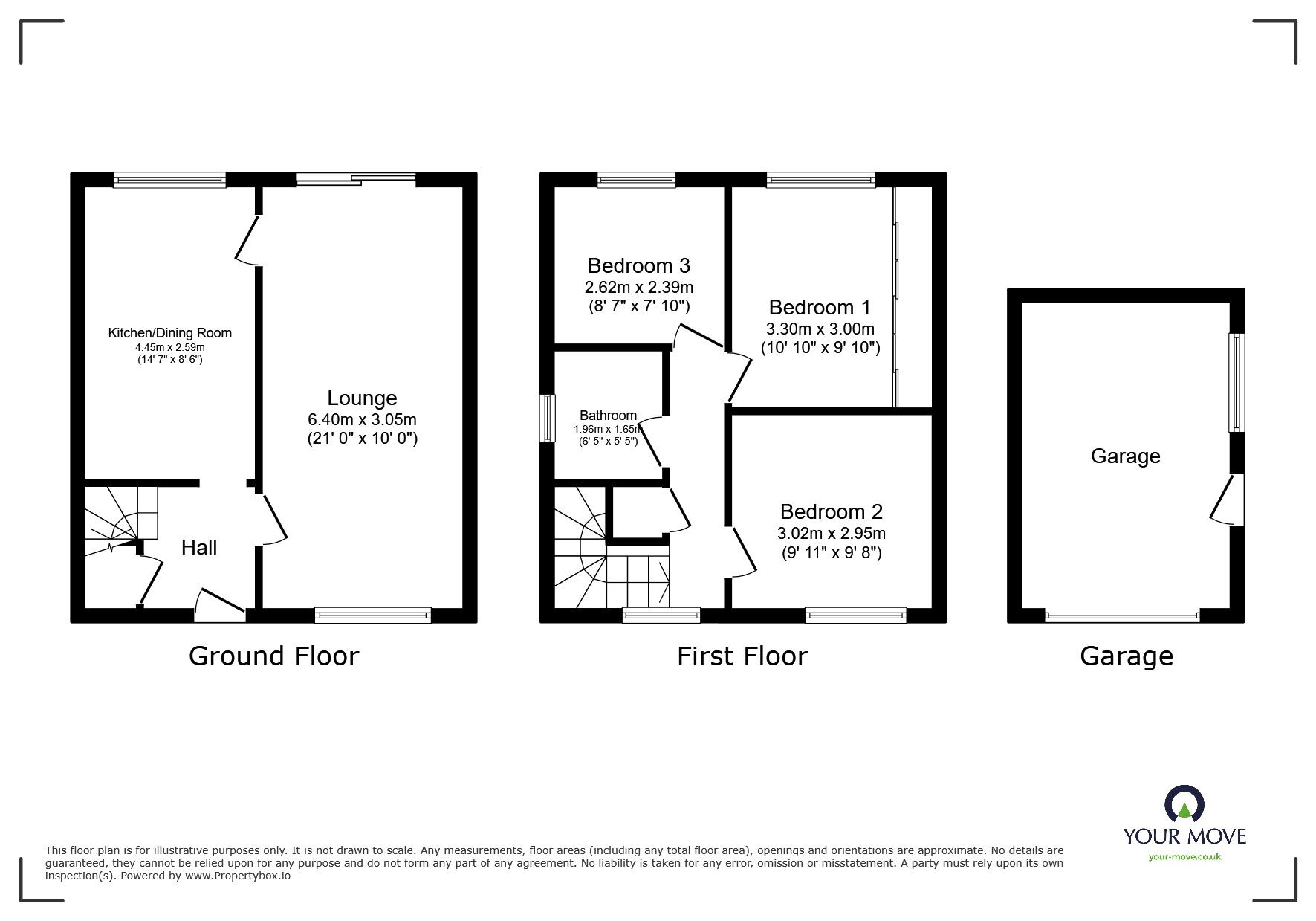 Floorplan of 3 bedroom Semi Detached House for sale, Limetree Close, Chatham, Kent, ME5