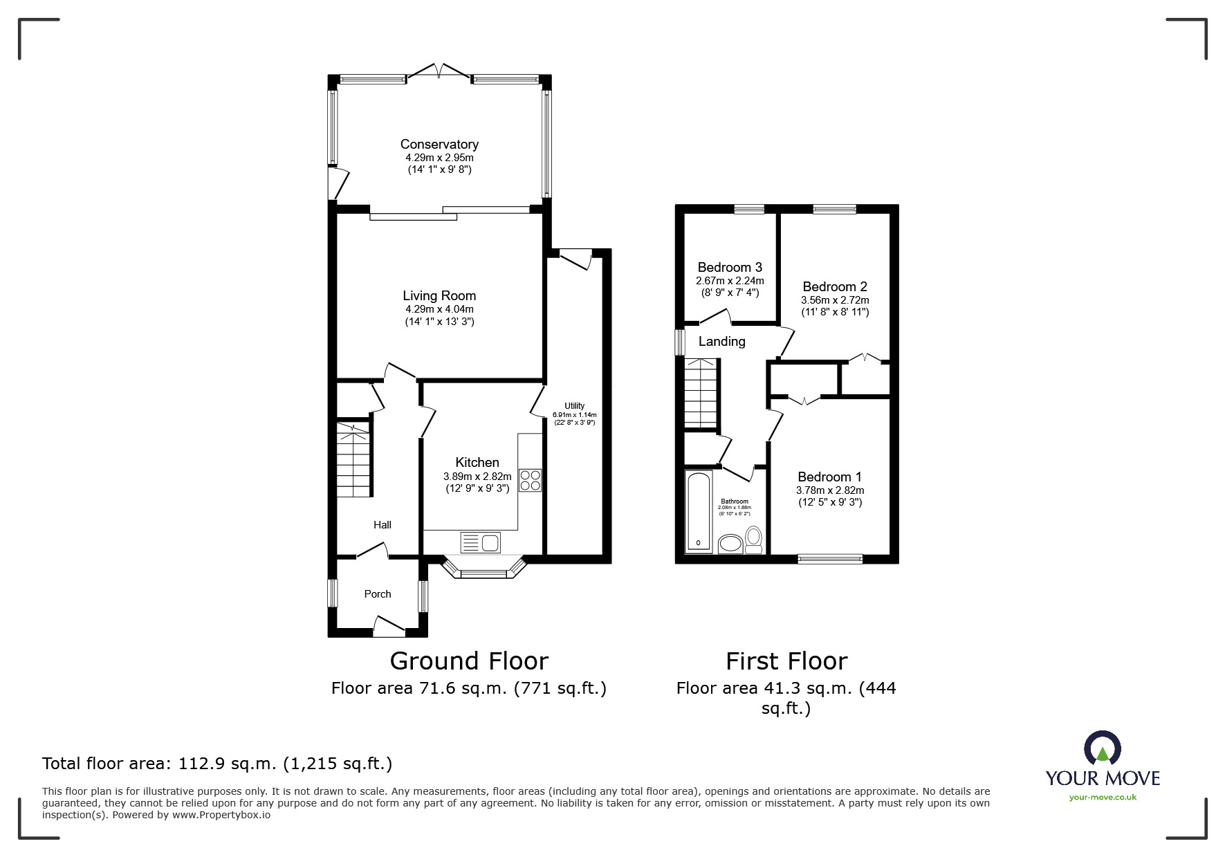 Floorplan of 3 bedroom Detached House for sale, Aintree Road, Chatham, Kent, ME5