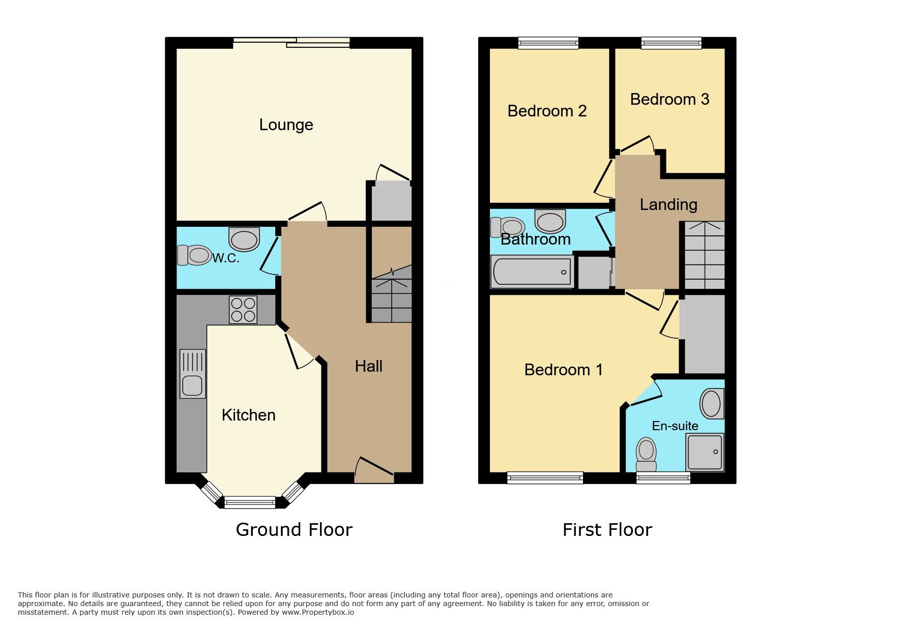 Floorplan of 3 bedroom Semi Detached House for sale, King George Road, Chatham, Kent, ME5