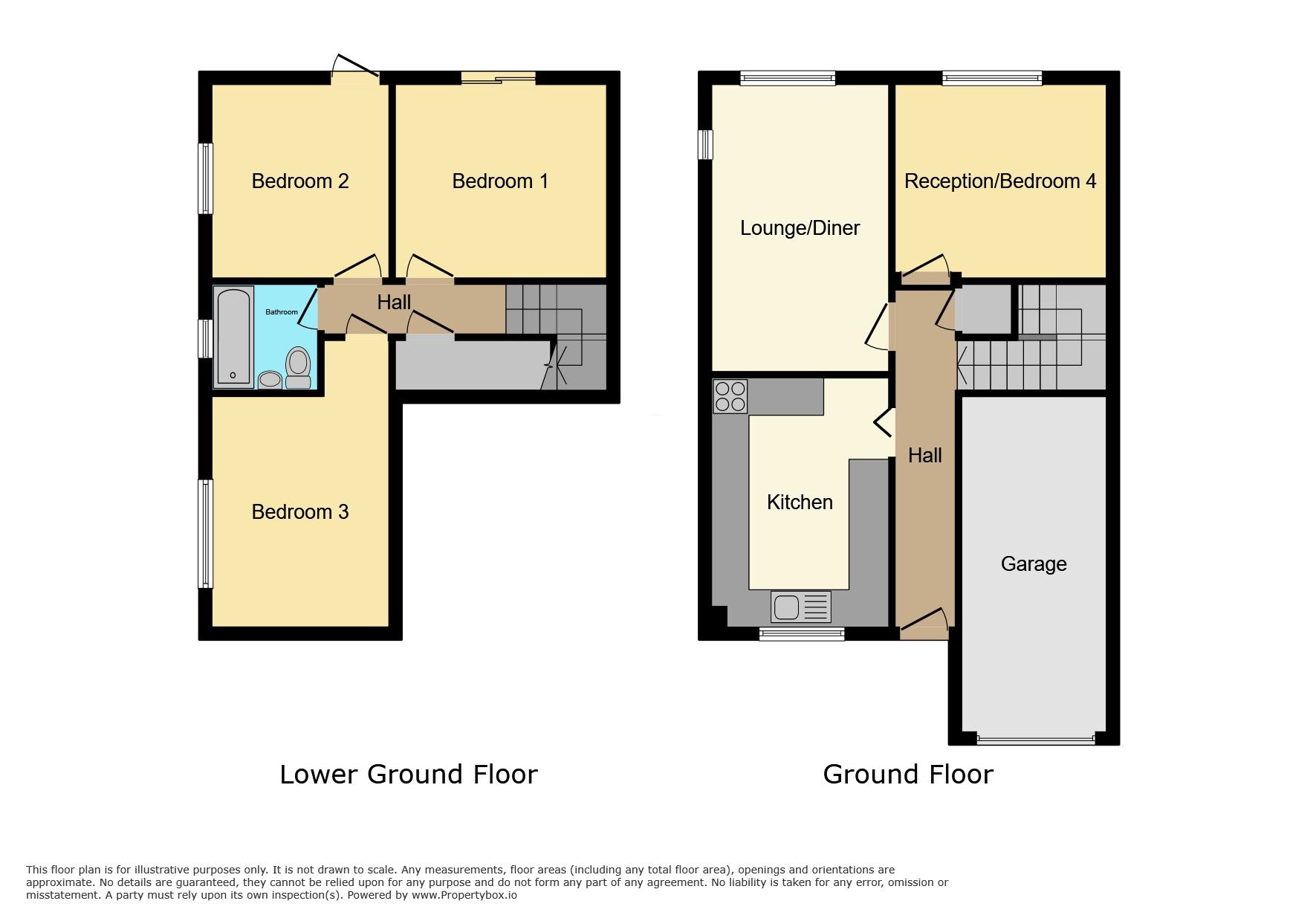 Floorplan of 3 bedroom Semi Detached House for sale, Sundridge Drive, Chatham, Kent, ME5