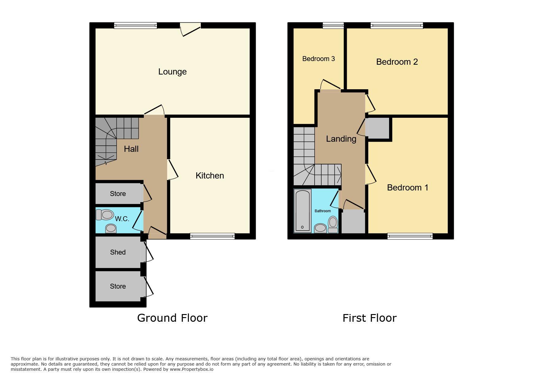 Floorplan of 3 bedroom End Terrace House for sale, Fourwents Road, Hoo, Kent, ME3