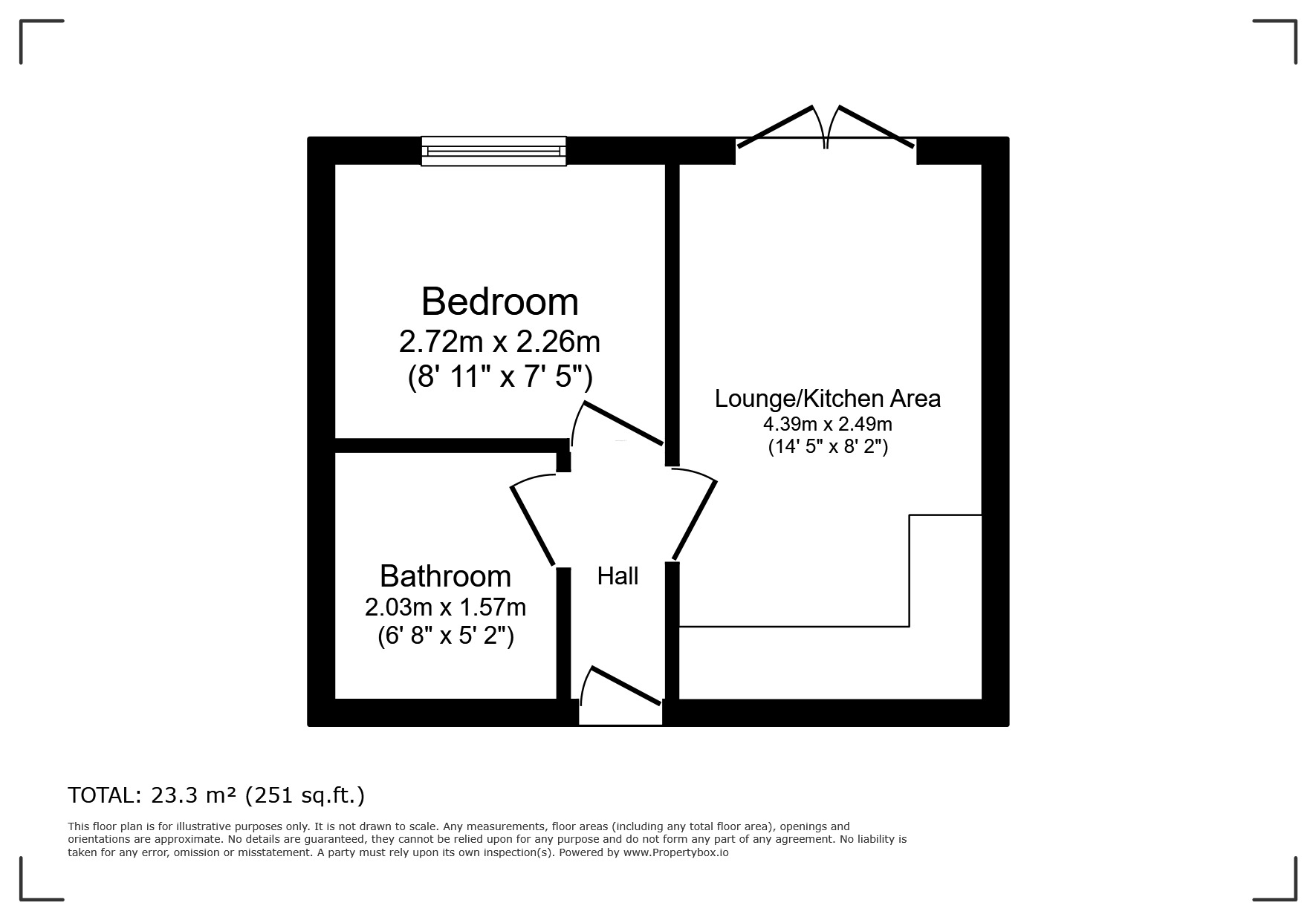 Floorplan of 1 bedroom  Flat for sale, Palmerston Road, Wealdstone, Harrow, HA3