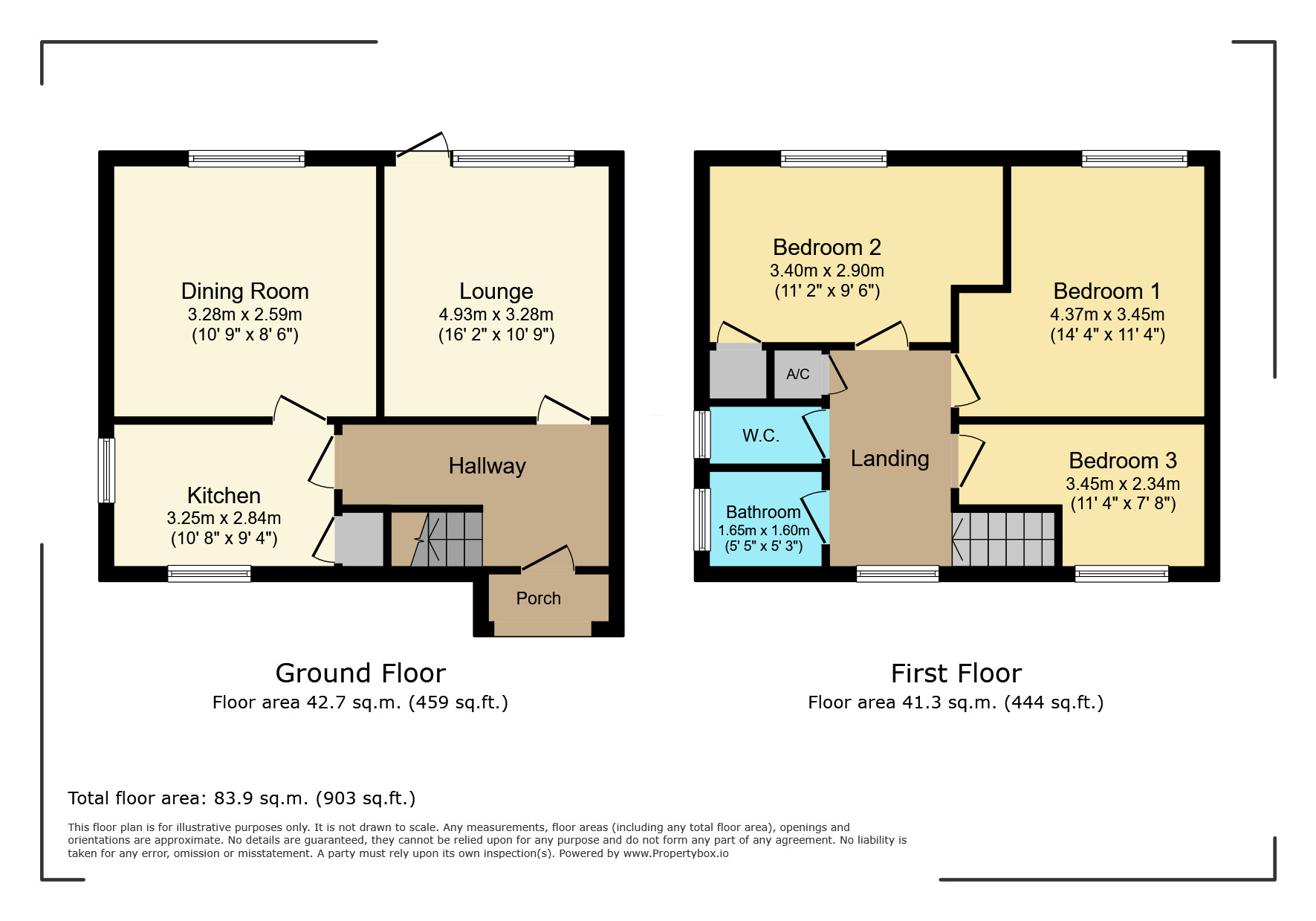 Floorplan of 3 bedroom Semi Detached House for sale, The Gossamers, Watford, Hertfordshire, WD25