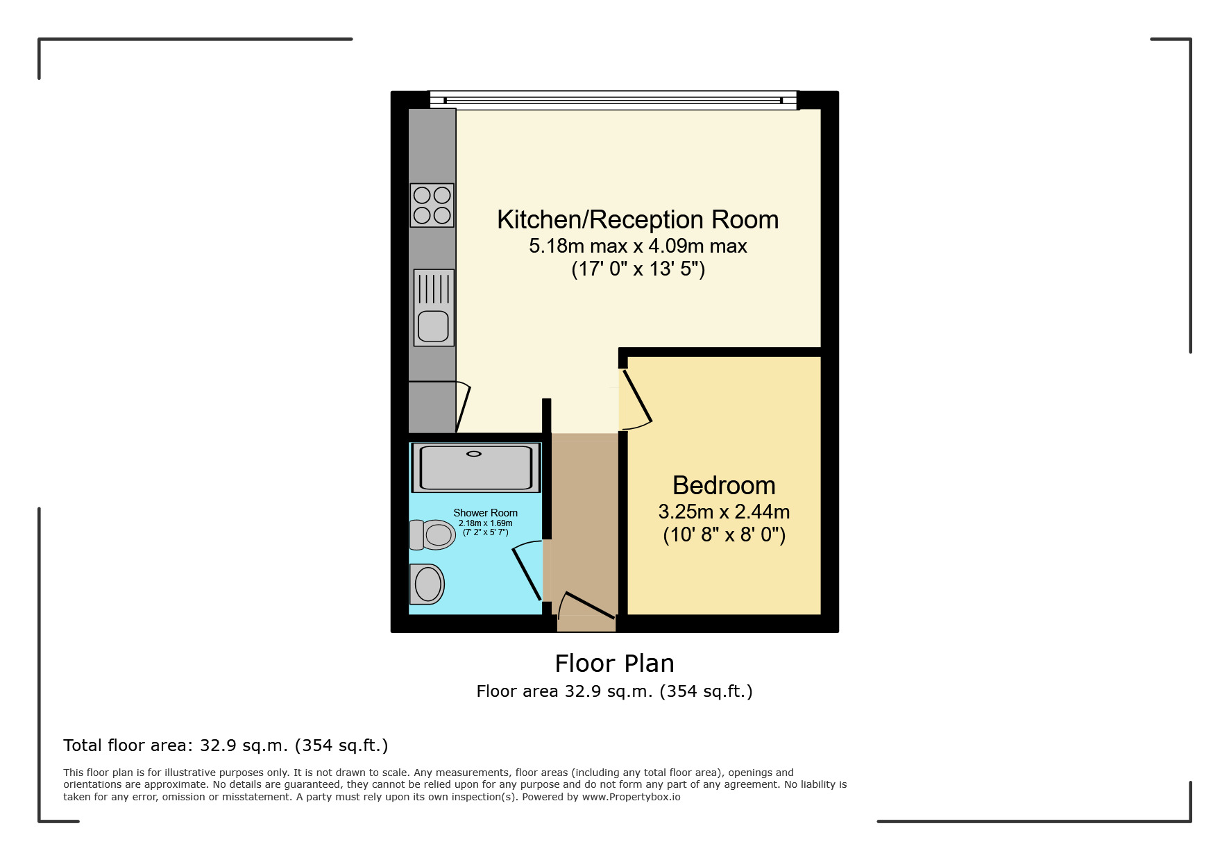 Floorplan of 1 bedroom  Flat for sale, Stanmore Hill, Stanmore, HA7