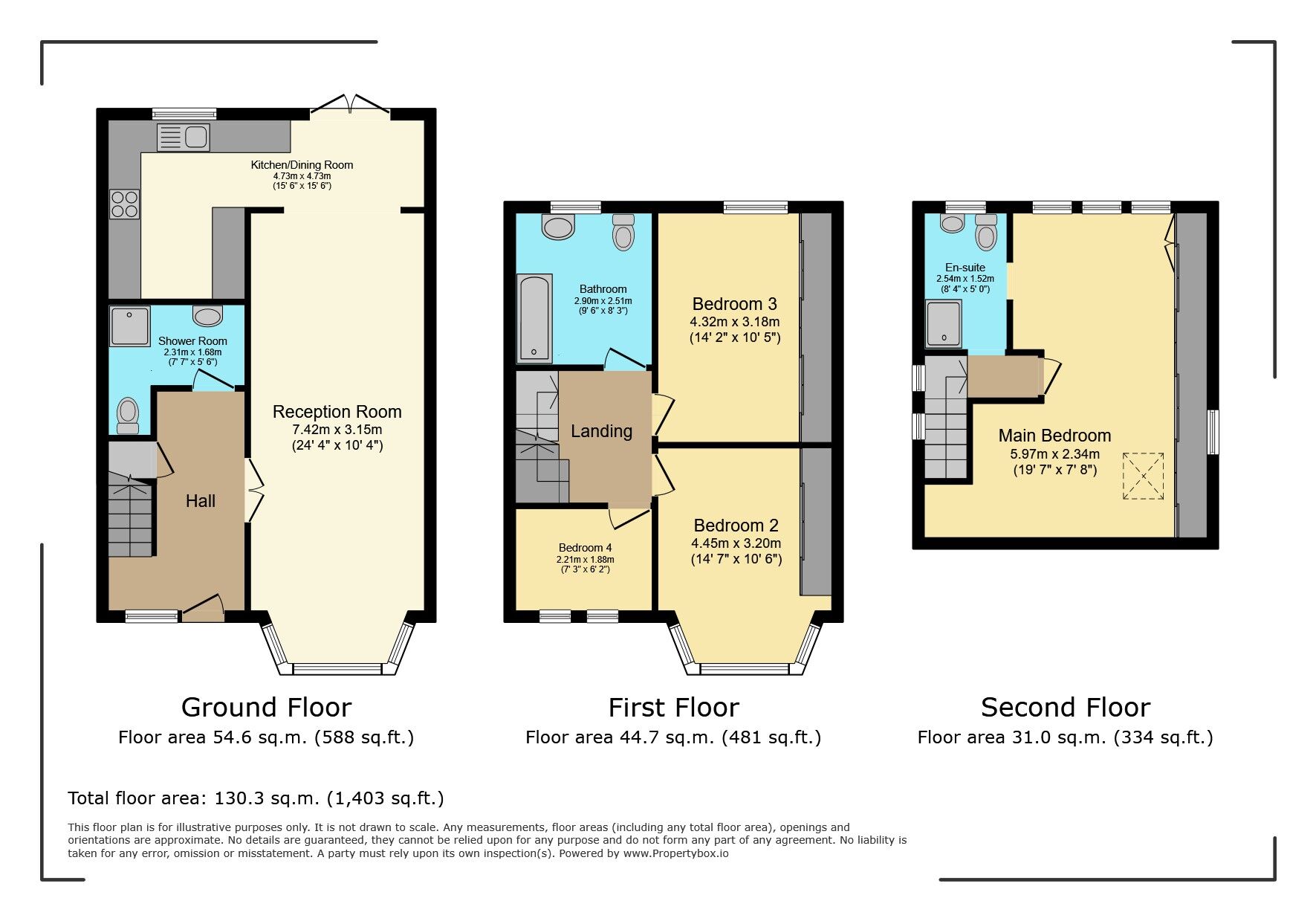 Floorplan of 4 bedroom Mid Terrace House for sale, Durley Avenue, Pinner, HA5