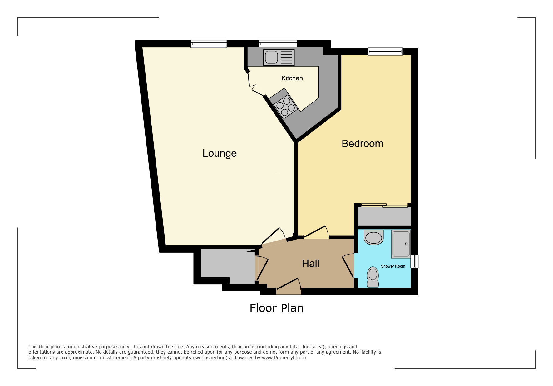 Floorplan of 1 bedroom  Flat for sale, Holtsmere Close, Watford, Hertfordshire, WD25
