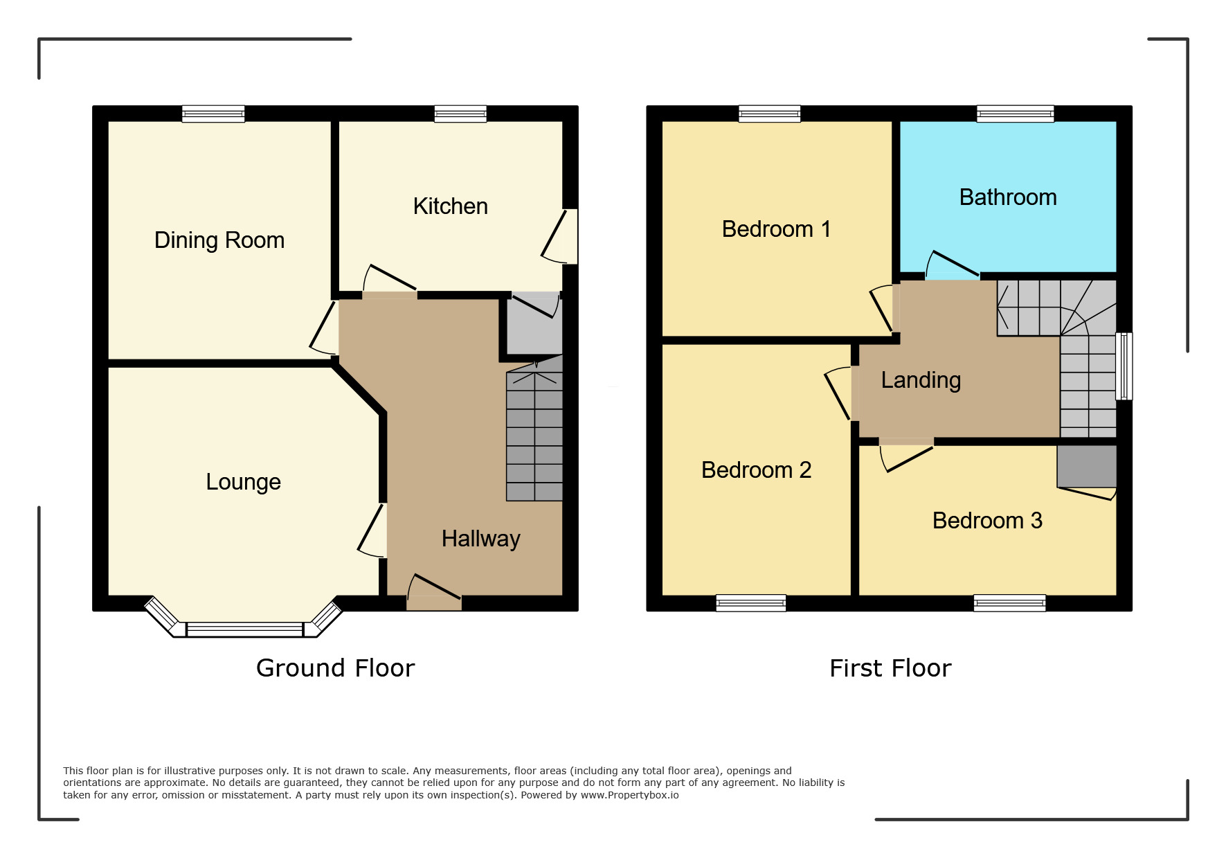 Floorplan of 3 bedroom Semi Detached House for sale, Comyne Road, Watford, Hertfordshire, WD24