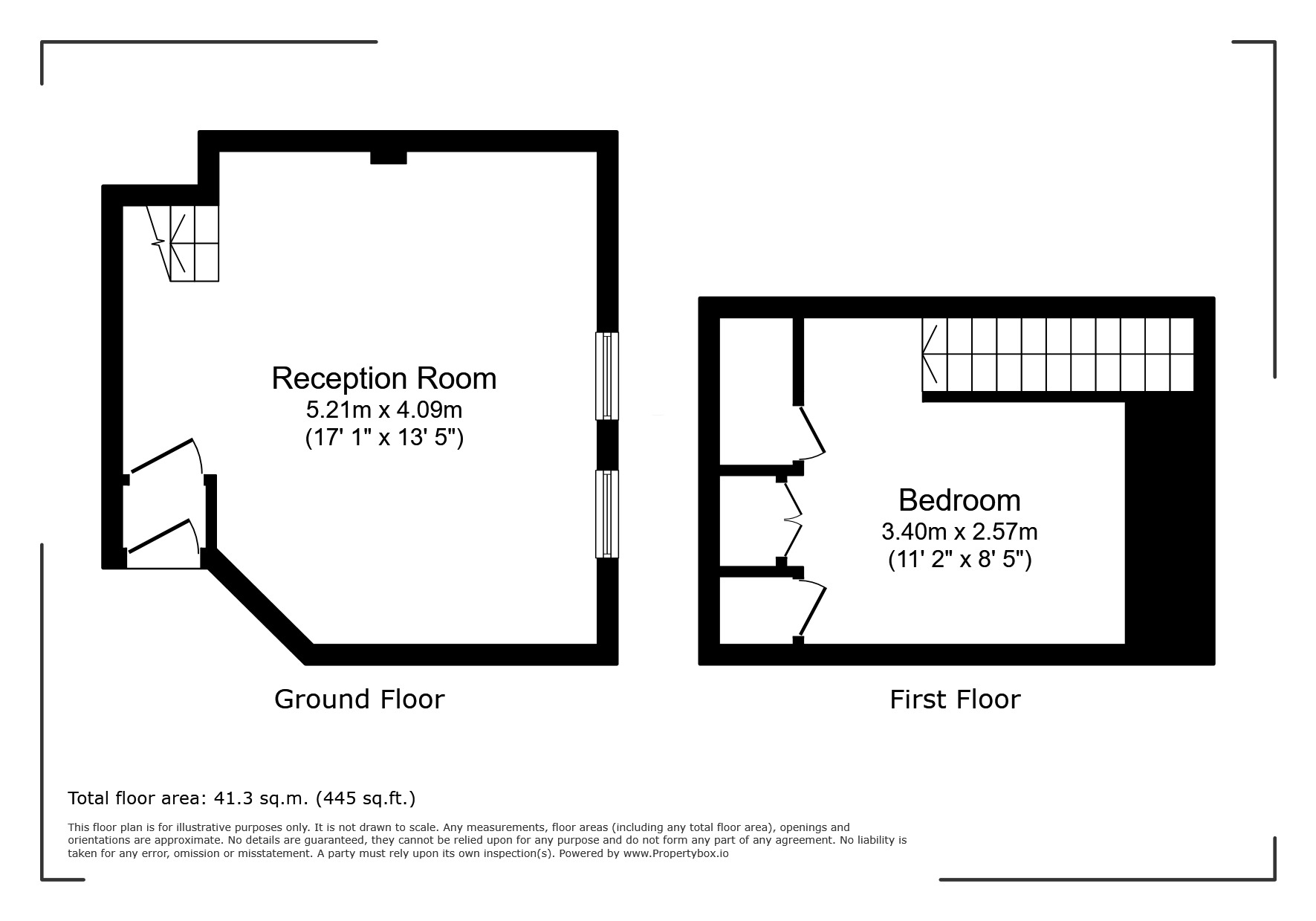 Floorplan of 1 bedroom Flat for sale, Keele Close, Watford, Hertfordshire, WD24
