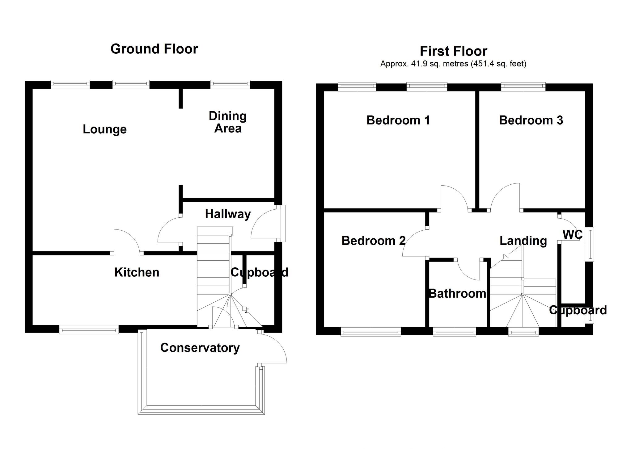 Floorplan of 3 bedroom Semi Detached House for sale, Beverley Road, Whitley Bay, Tyne and Wear, NE25