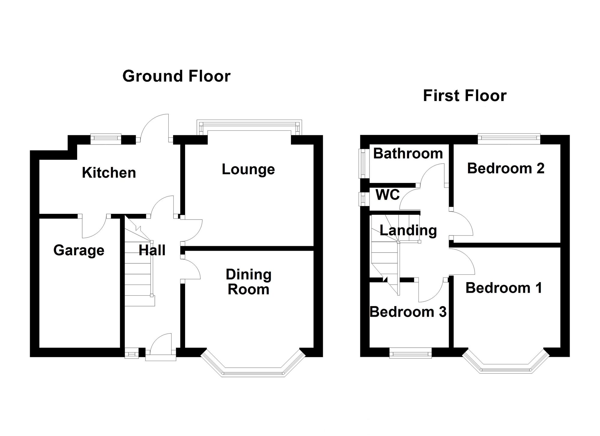 Floorplan of 3 bedroom Semi Detached House for sale, Seacombe Avenue, North Shields, Tyne and Wear, NE30