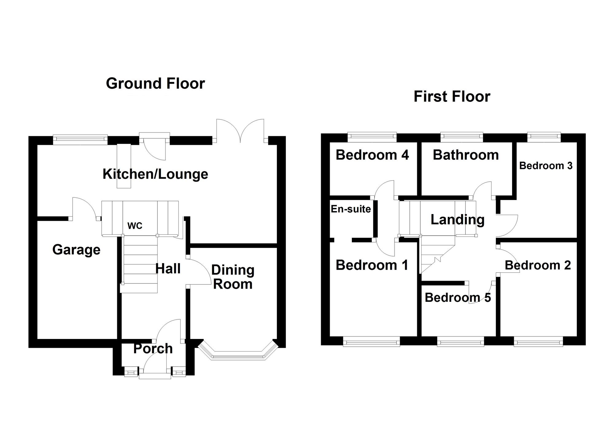 Floorplan of 5 bedroom Semi Detached House for sale, Hatherton Avenue, North Shields, Tyne and Wear, NE30