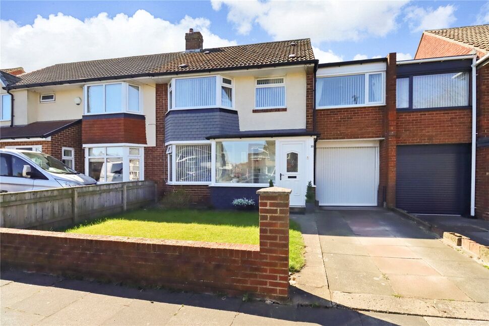 Main image of 4 bedroom Semi Detached House for sale, Embleton Crescent, North Shields, Tyne and Wear, NE29