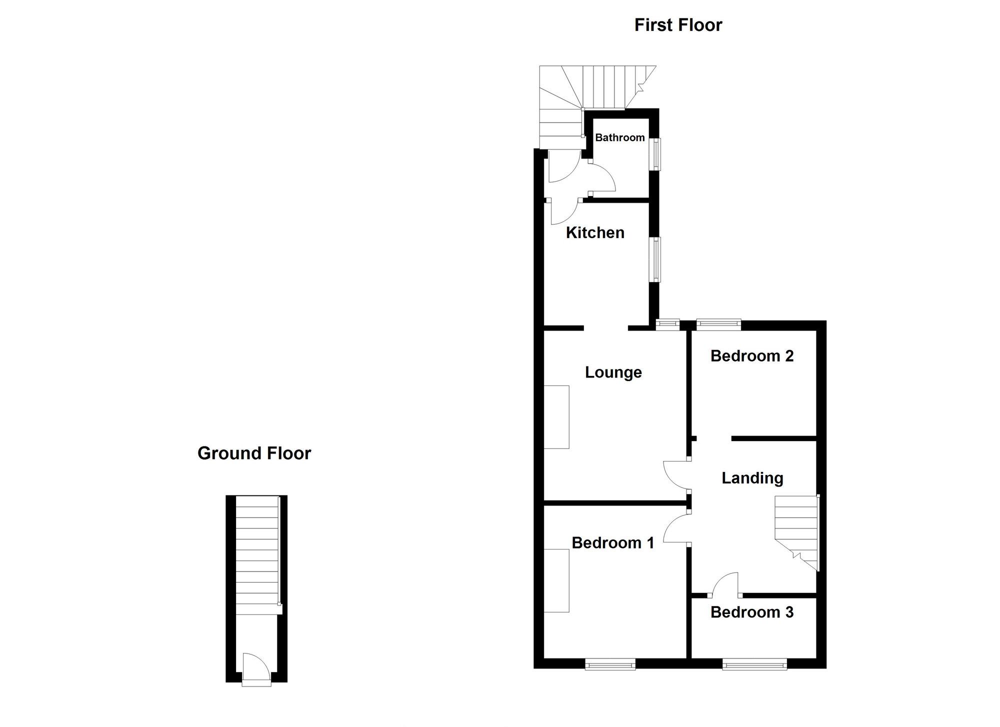 Floorplan of 3 bedroom  Flat for sale, Elsdon Terrace, North Shields, Tyne and Wear, NE29