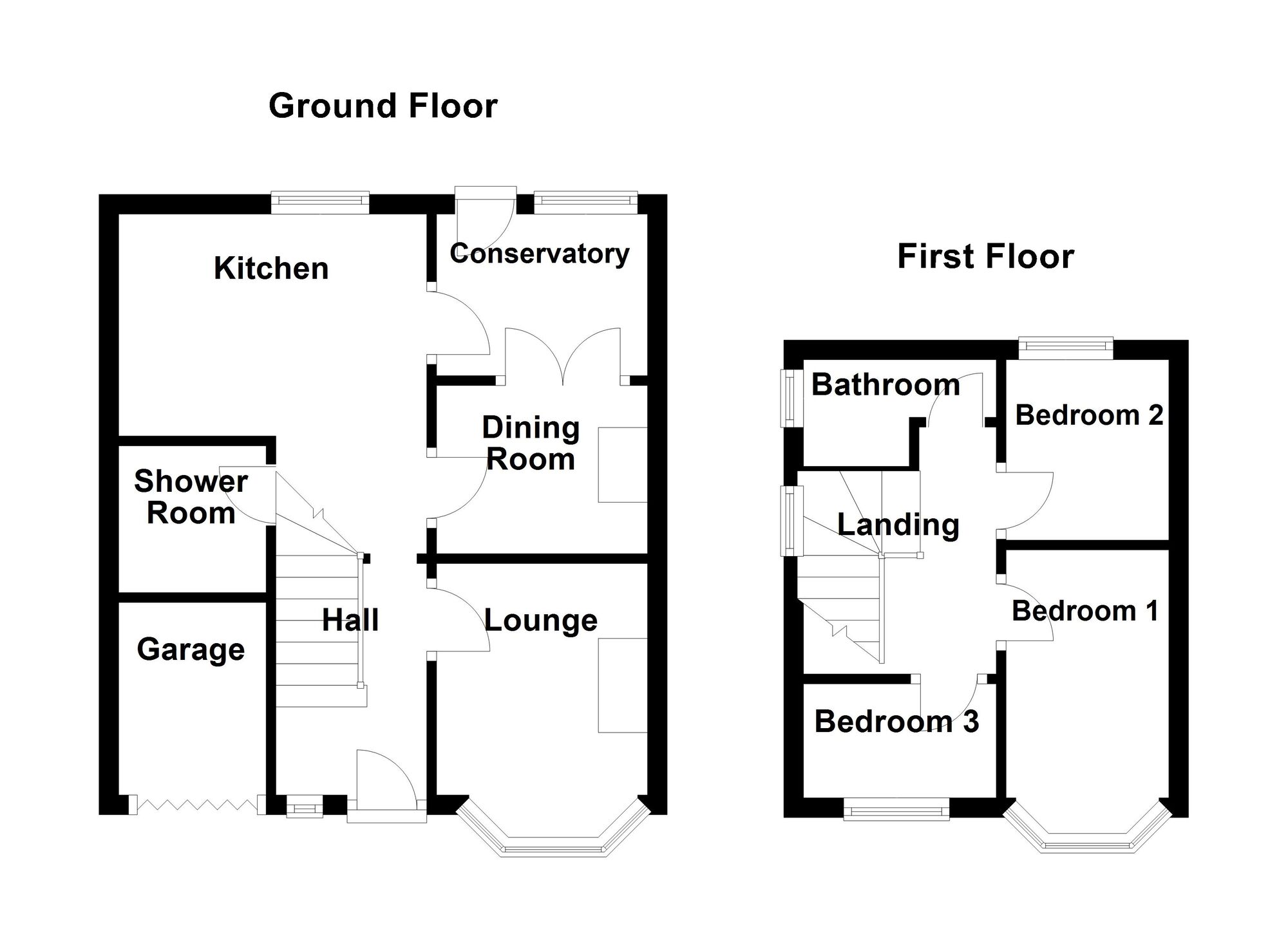Floorplan of 3 bedroom Semi Detached House for sale, Dale Road, Whitley Bay, Tyne and Wear, NE25