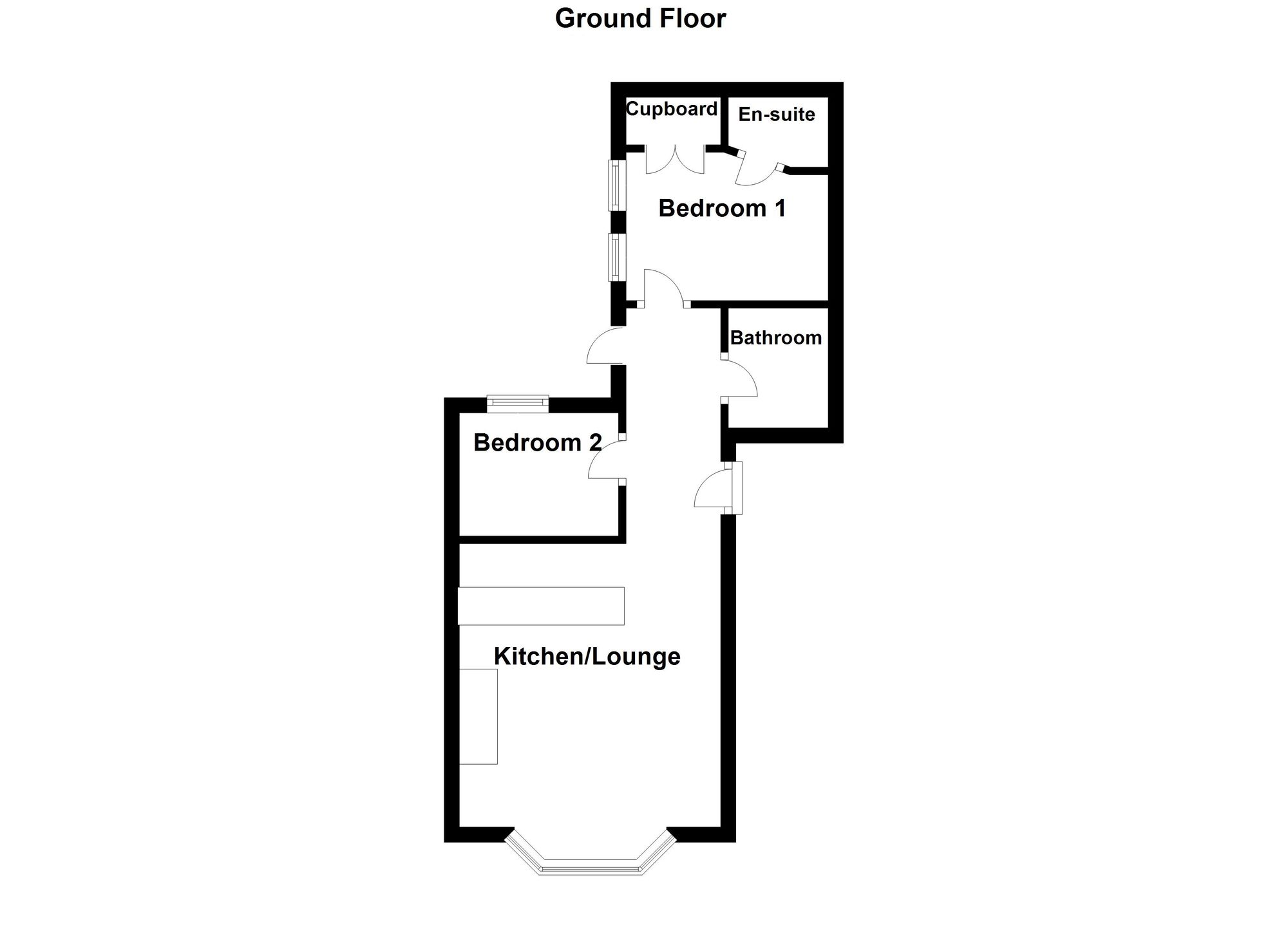 Floorplan of 2 bedroom  Flat to rent, Marine Avenue, Whitley Bay, Tyne and Wear, NE26