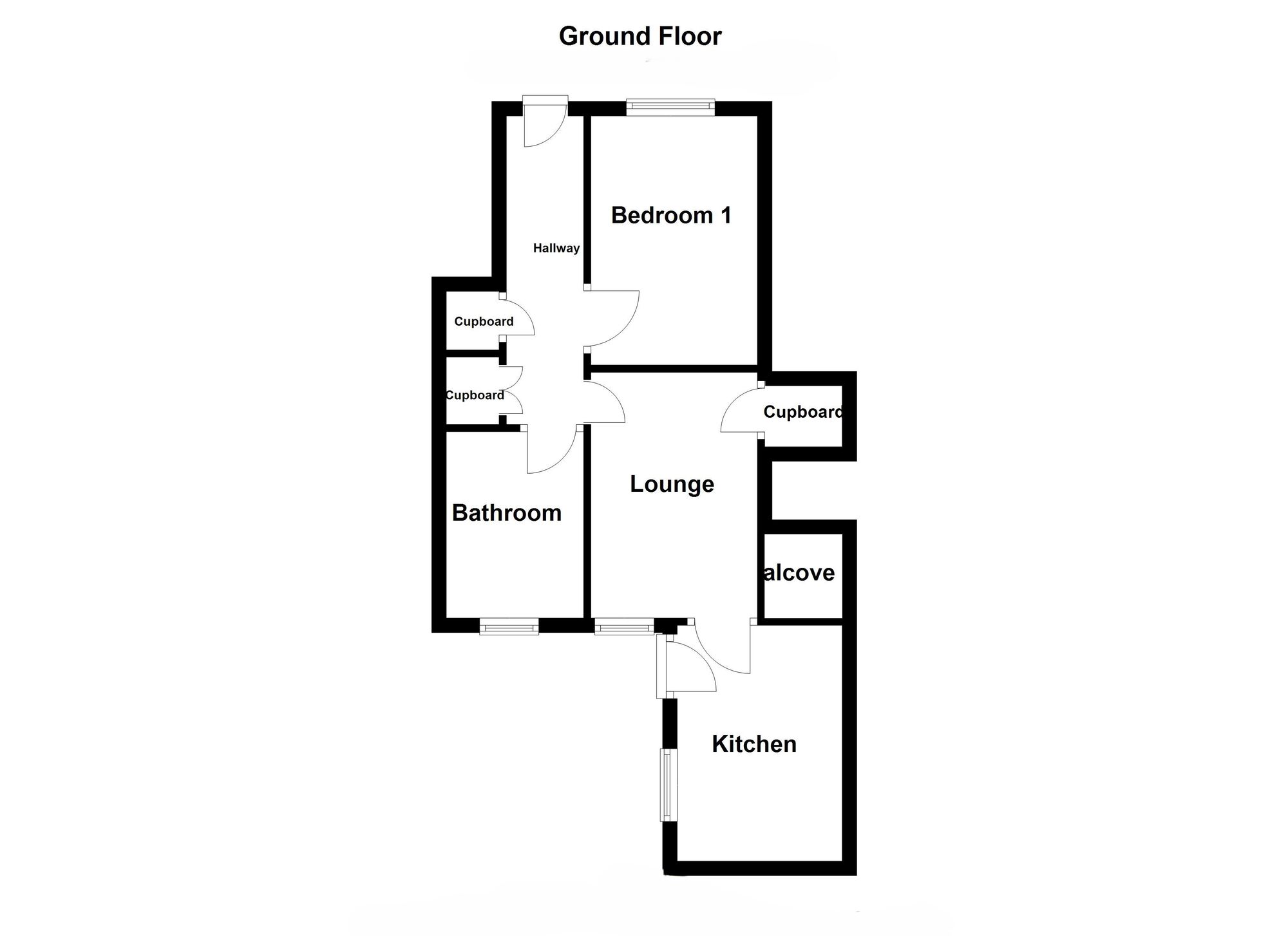 Floorplan of 1 bedroom  Flat for sale, Astley Road, Seaton Delaval, Northumberland, NE25