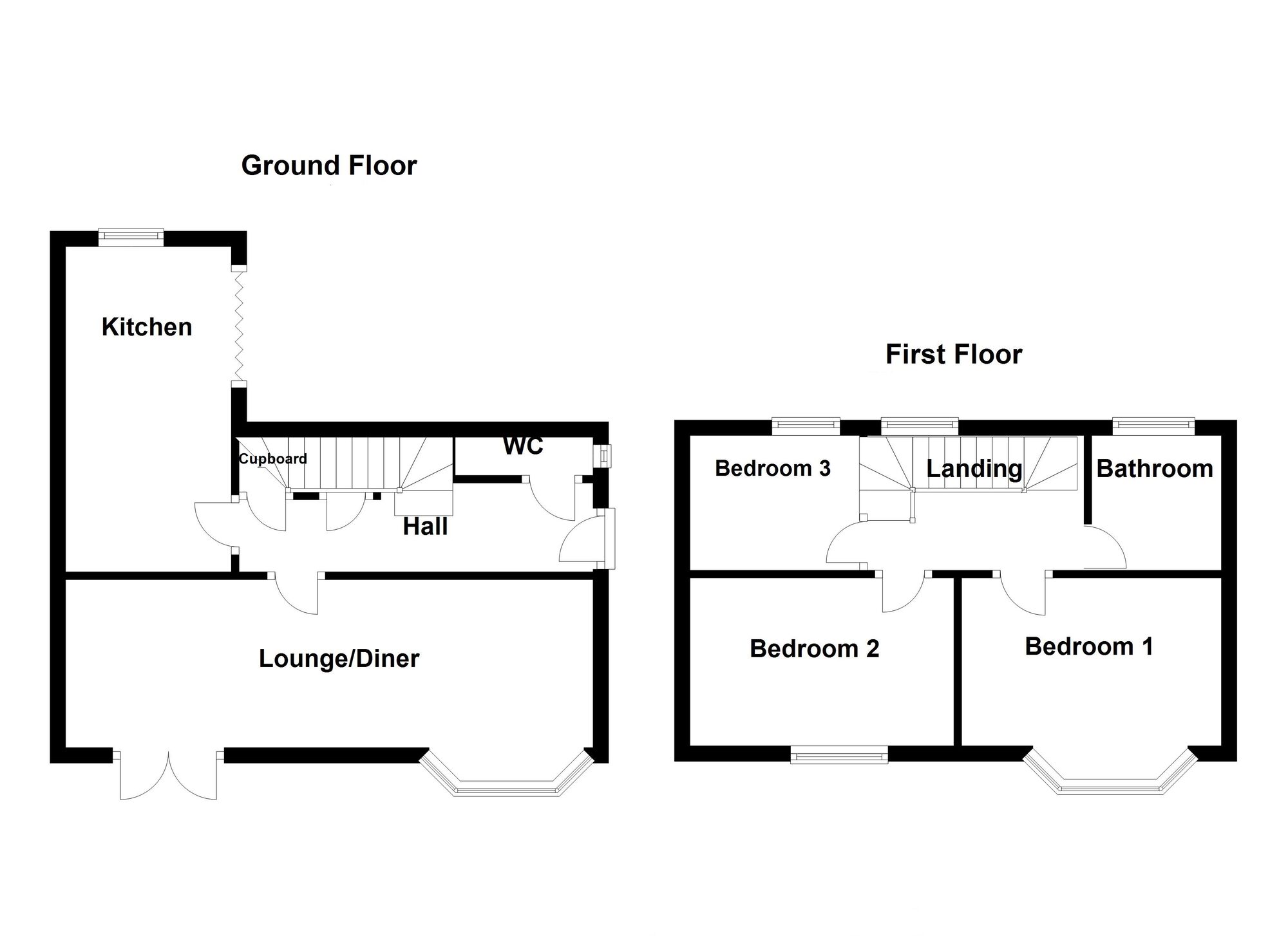 Floorplan of 3 bedroom Semi Detached House for sale, Mast Lane, North Shields, Tyne and Wear, NE30