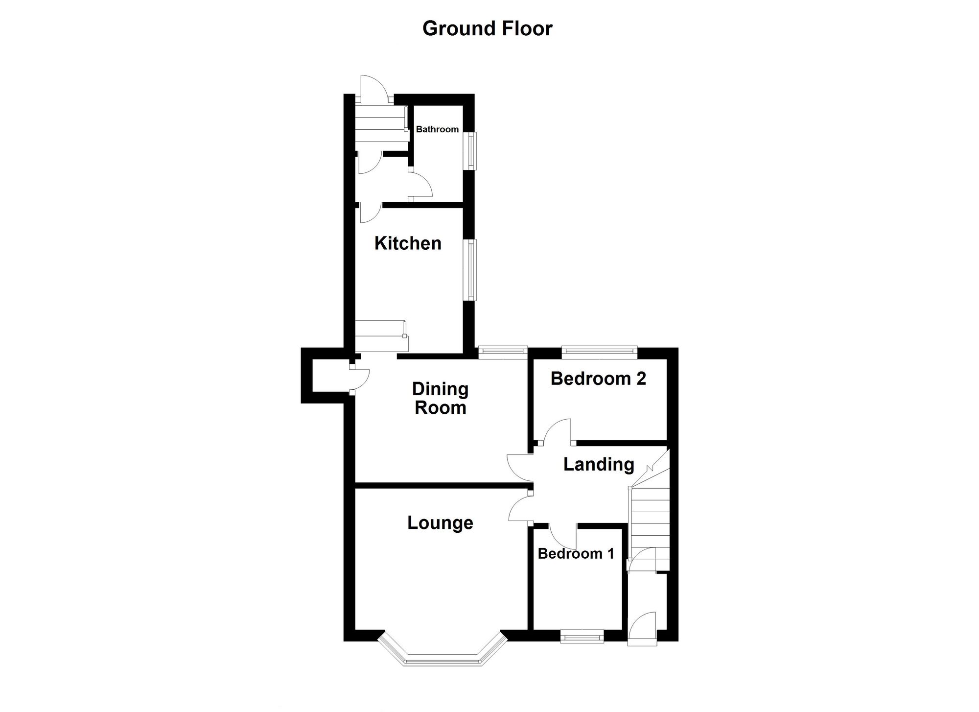 Floorplan of 2 bedroom  Flat for sale, Bamborough Terrace, North Shields, Tyne and Wear, NE30