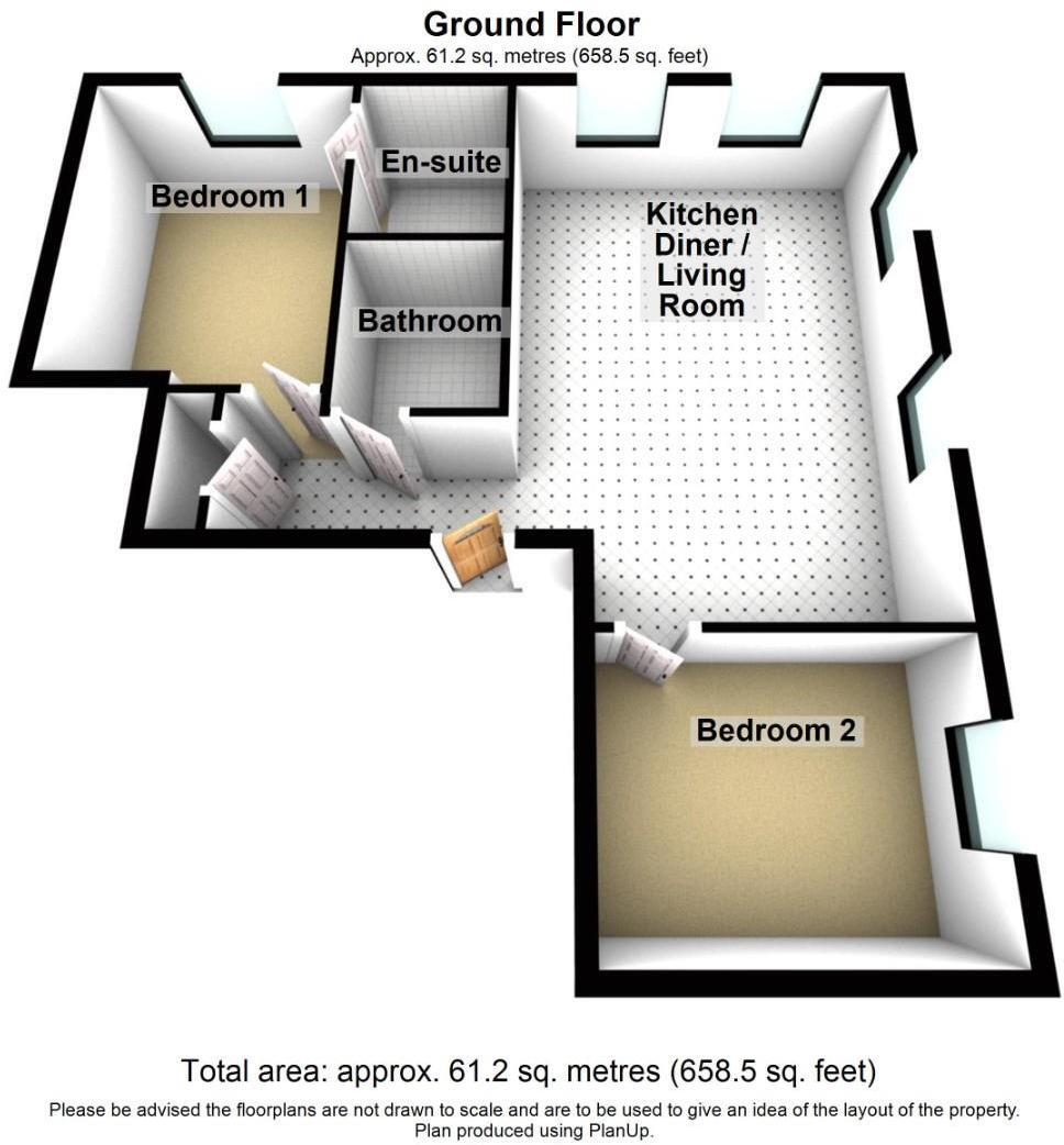 Floorplan of 2 bedroom  Flat for sale, Dukesfield, Shiremoor, Tyne and Wear, NE27